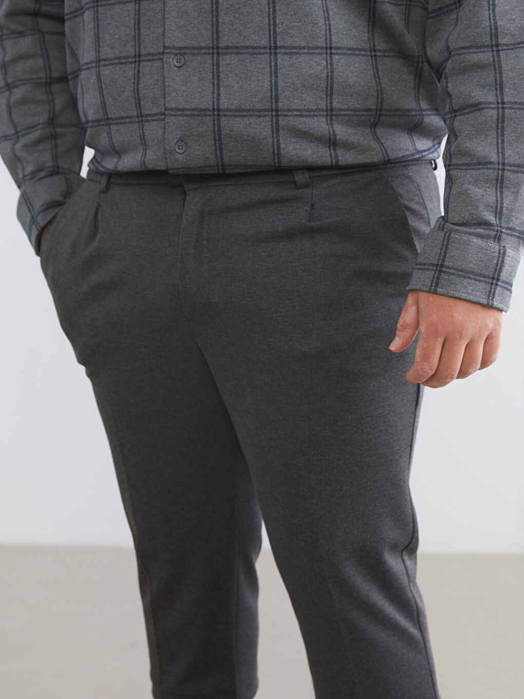 Standard Fit Men's Trousers-2