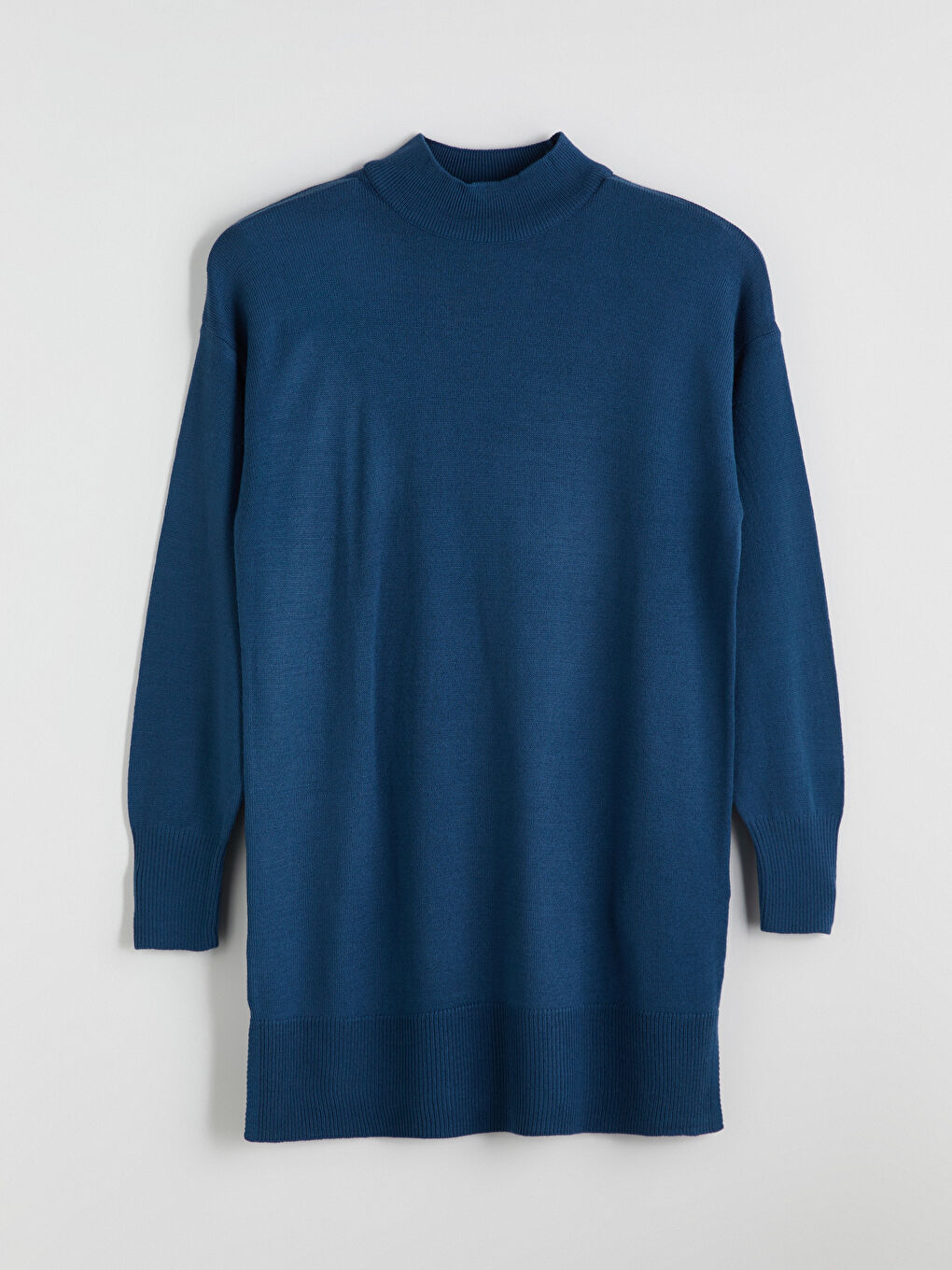 Funnel Neck Women's Knitwear Tunic-8