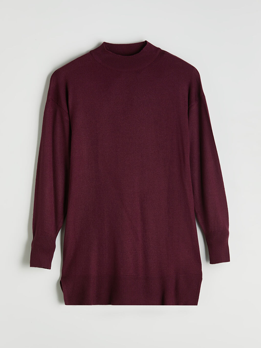 Tunique en Tricot à Col Cheminée pour Femmes-6