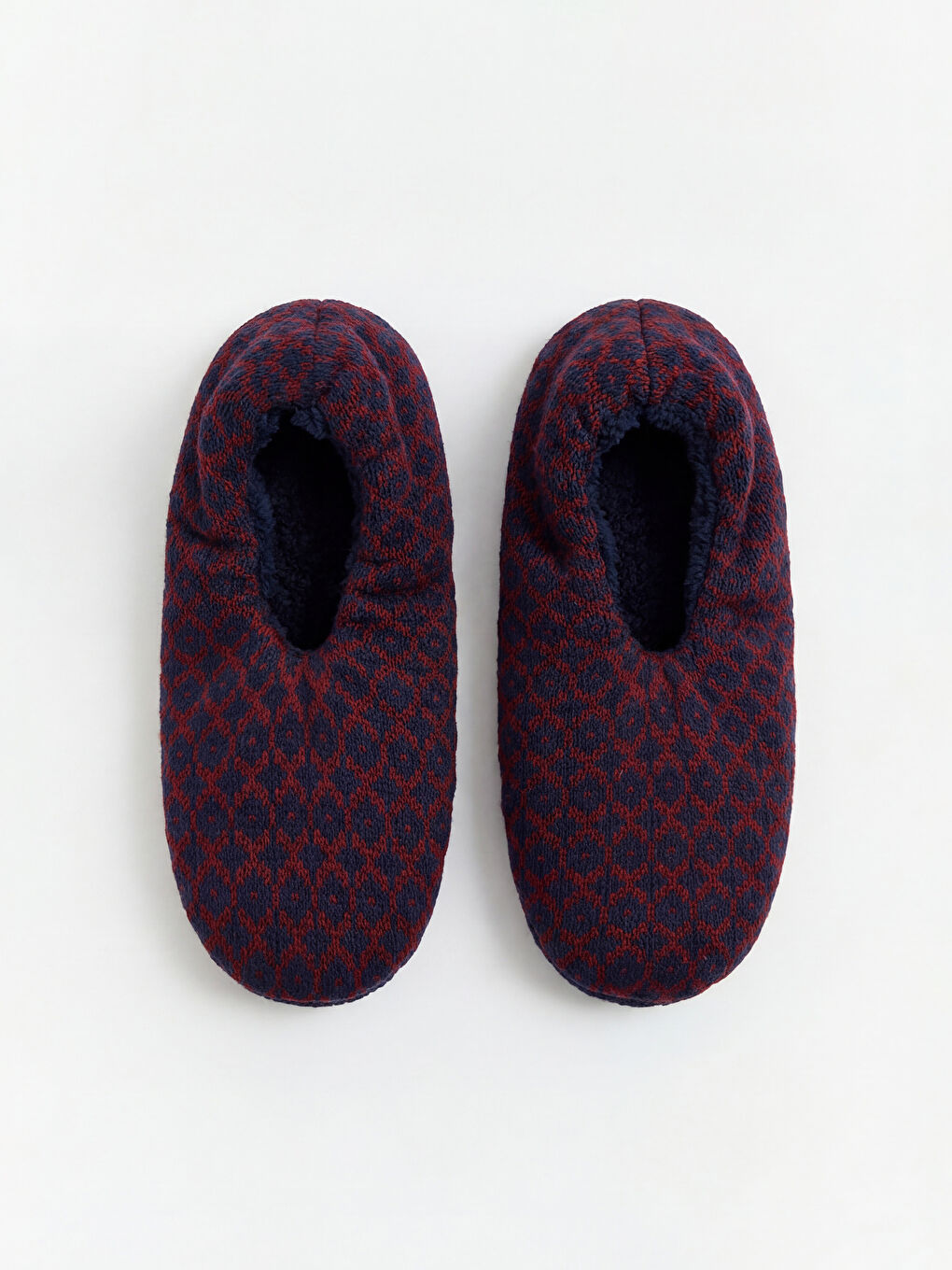 Lacivert Erkek İçi Pelüş Triko Ev Çorabı