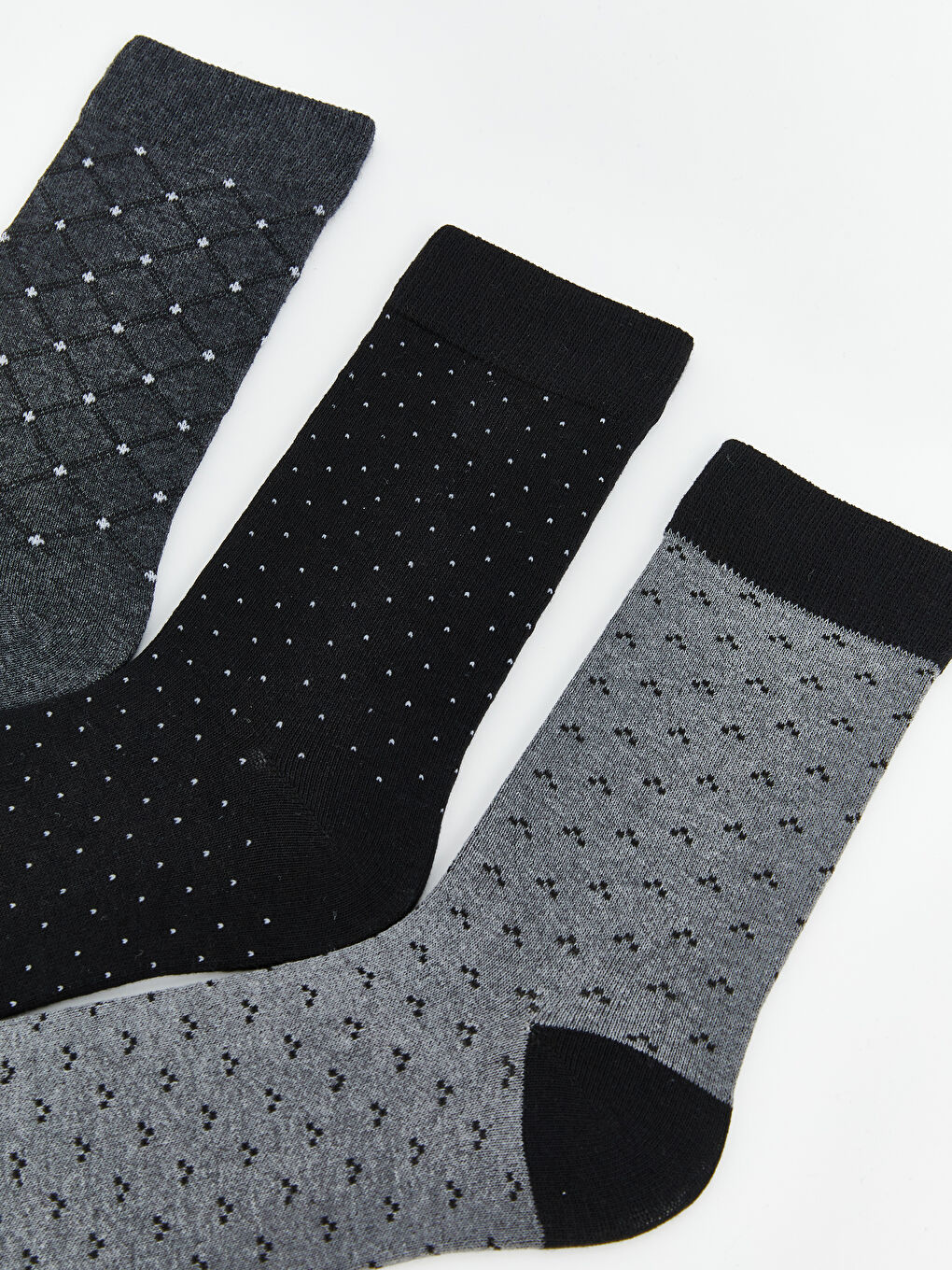 Patterned Men's Ankle Socks 5 Pack-1