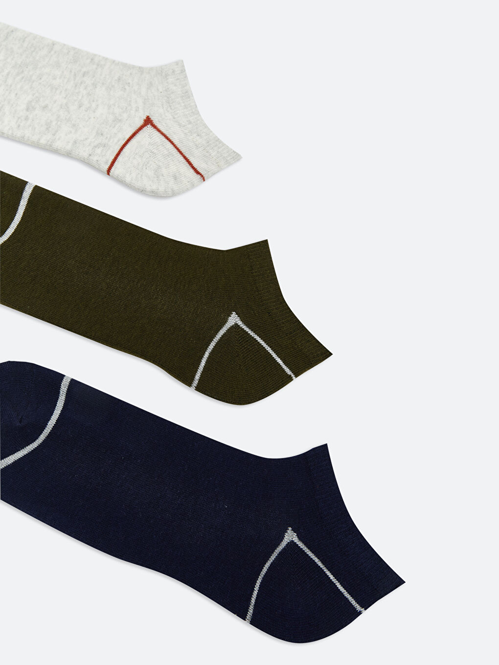 Patterned Men's Trainer Socks 5 Pack-1