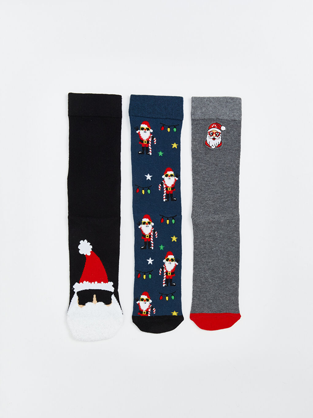 Christmas Themed Men's Ankle Socks 3-Pack-1