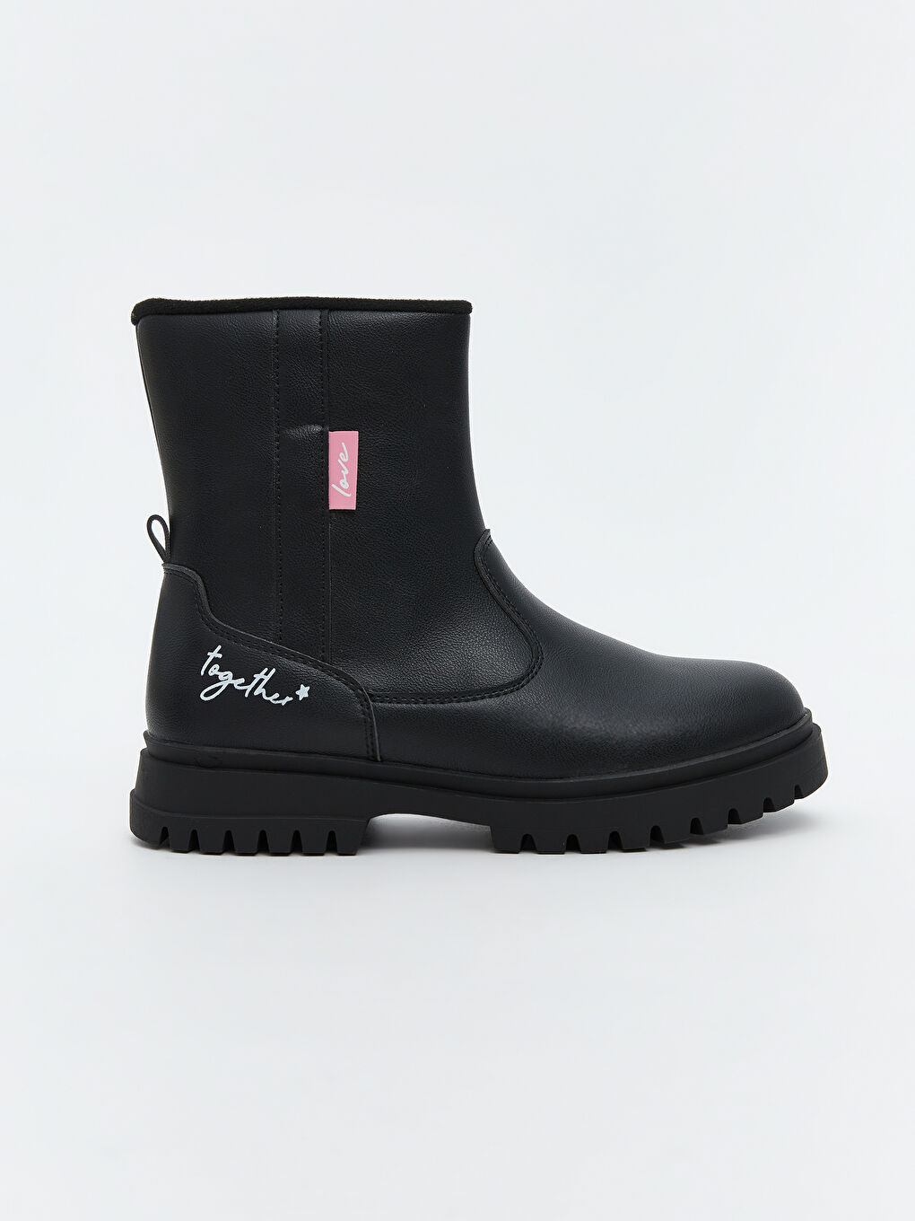 Faux Leather Girls' Boot-2