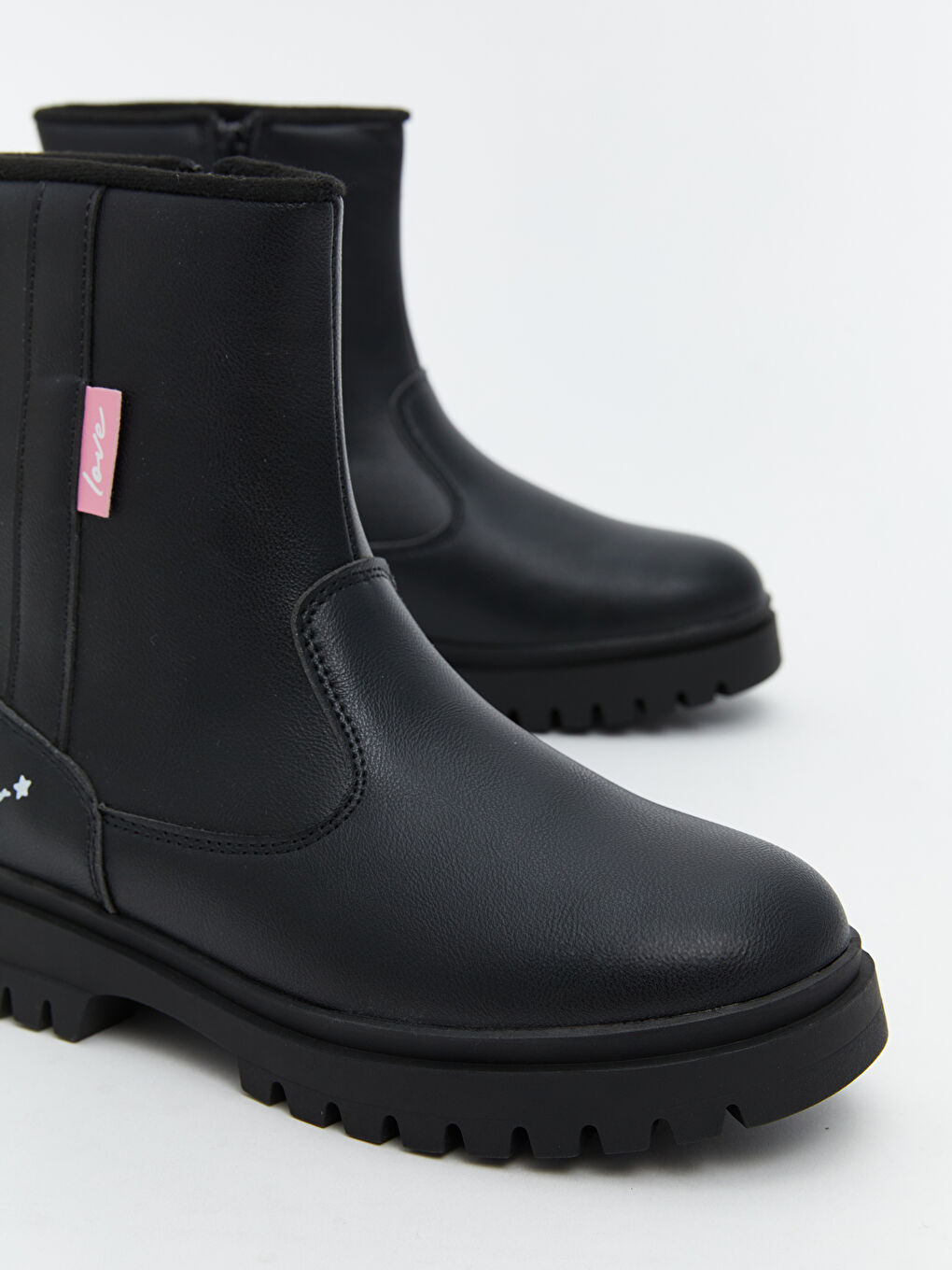 Faux Leather Girls' Boot-3