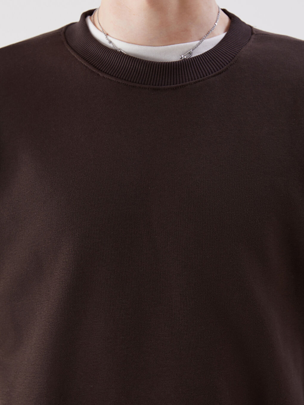 LCW ECO Crew Neck Men's Sweatshirt -W5CY24Z8-CT9