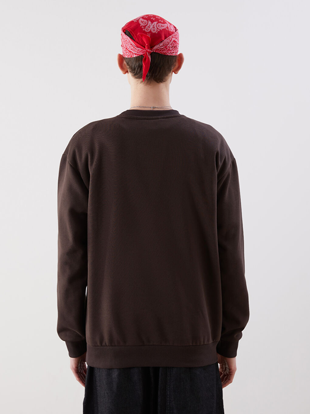 LCW ECO Crew Neck Men's Sweatshirt -W5CY24Z8-CT9