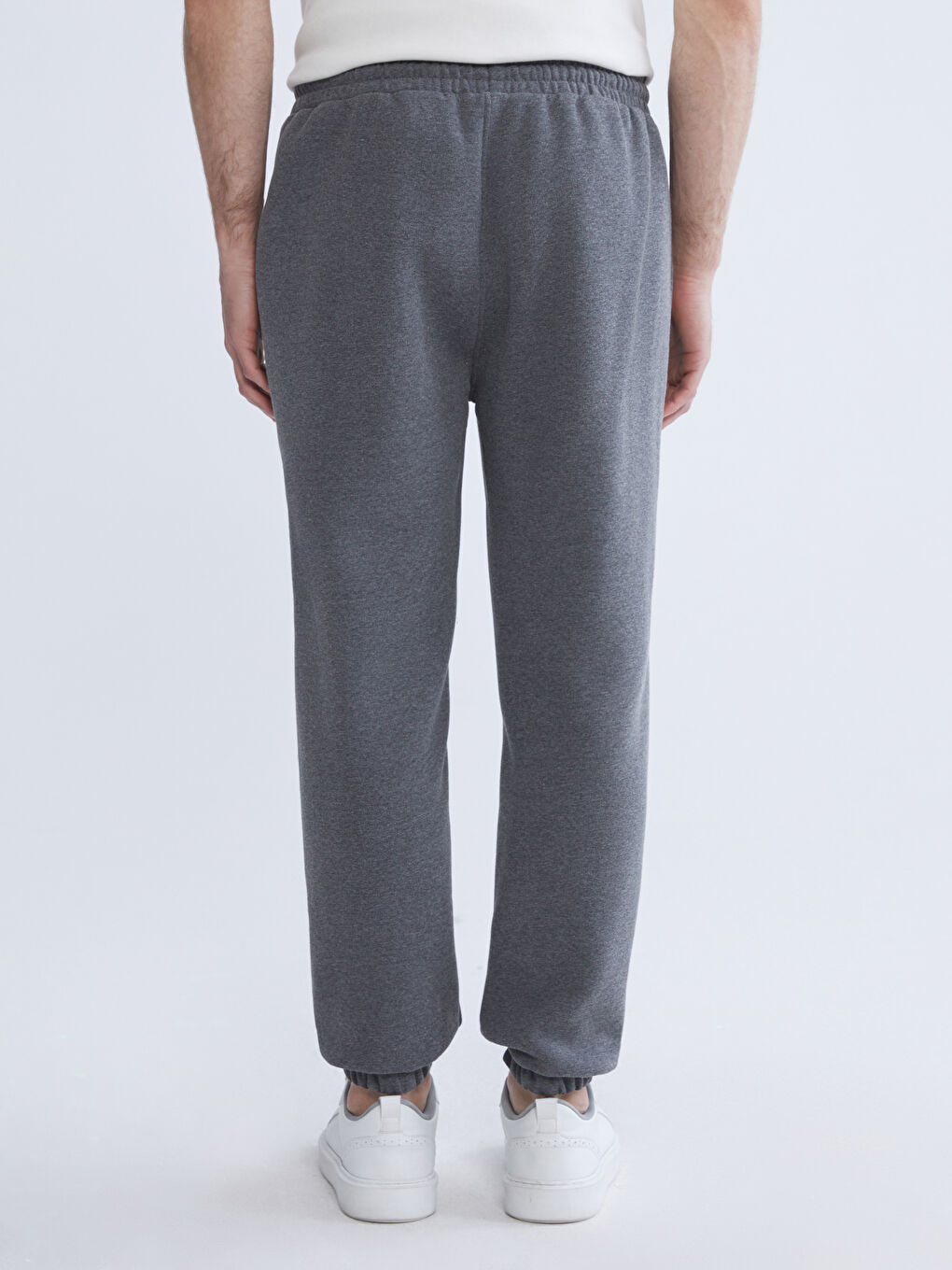 Antrasit Standart Kalıp Erkek Jogger Eşofman Altı-3