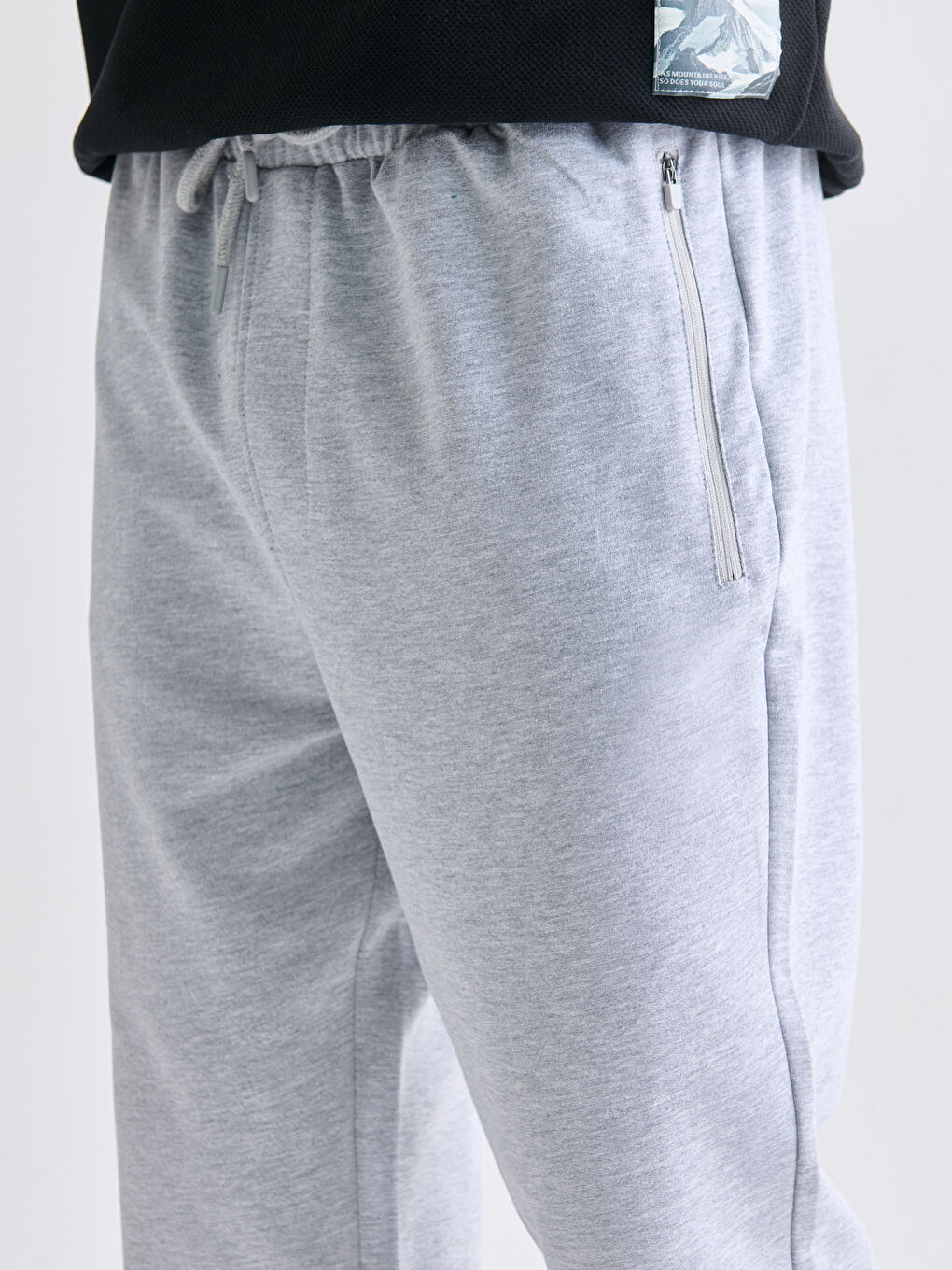 Gri Standart Kalıp Erkek Jogger Eşofman Altı-2