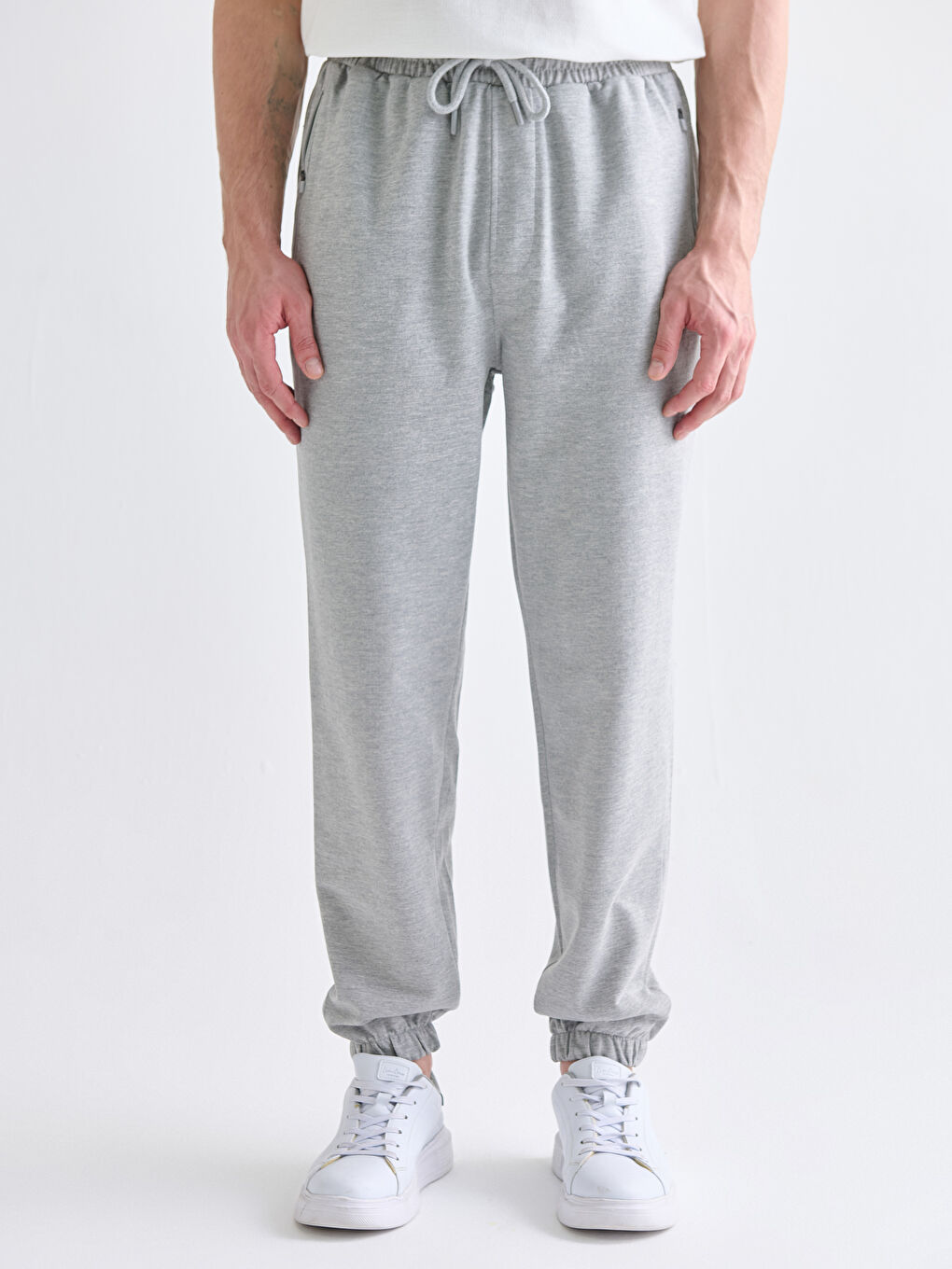 Gri Standart Kalıp Erkek Jogger Eşofman Altı-1