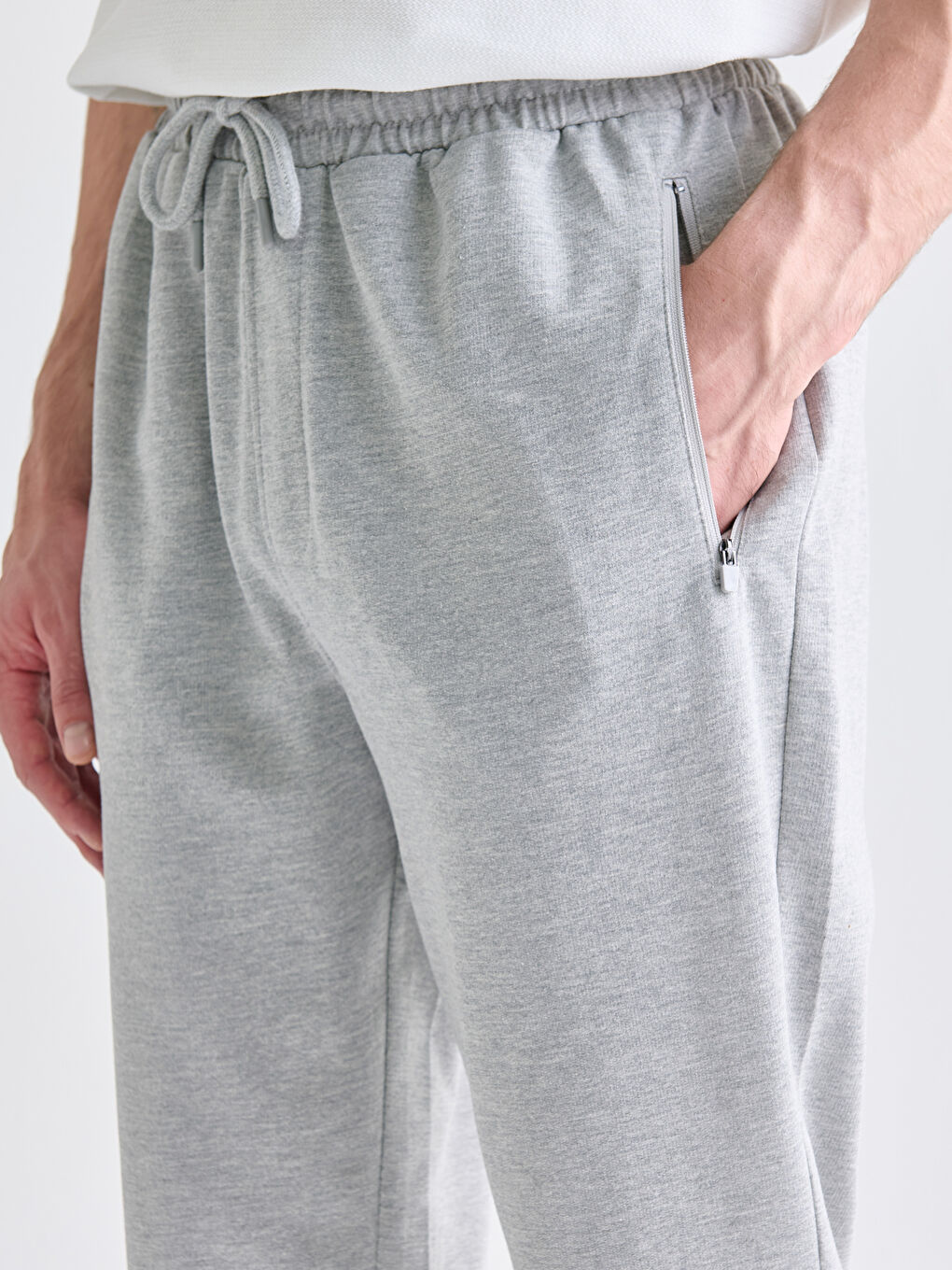 Gri Standart Kalıp Erkek Jogger Eşofman Altı-2