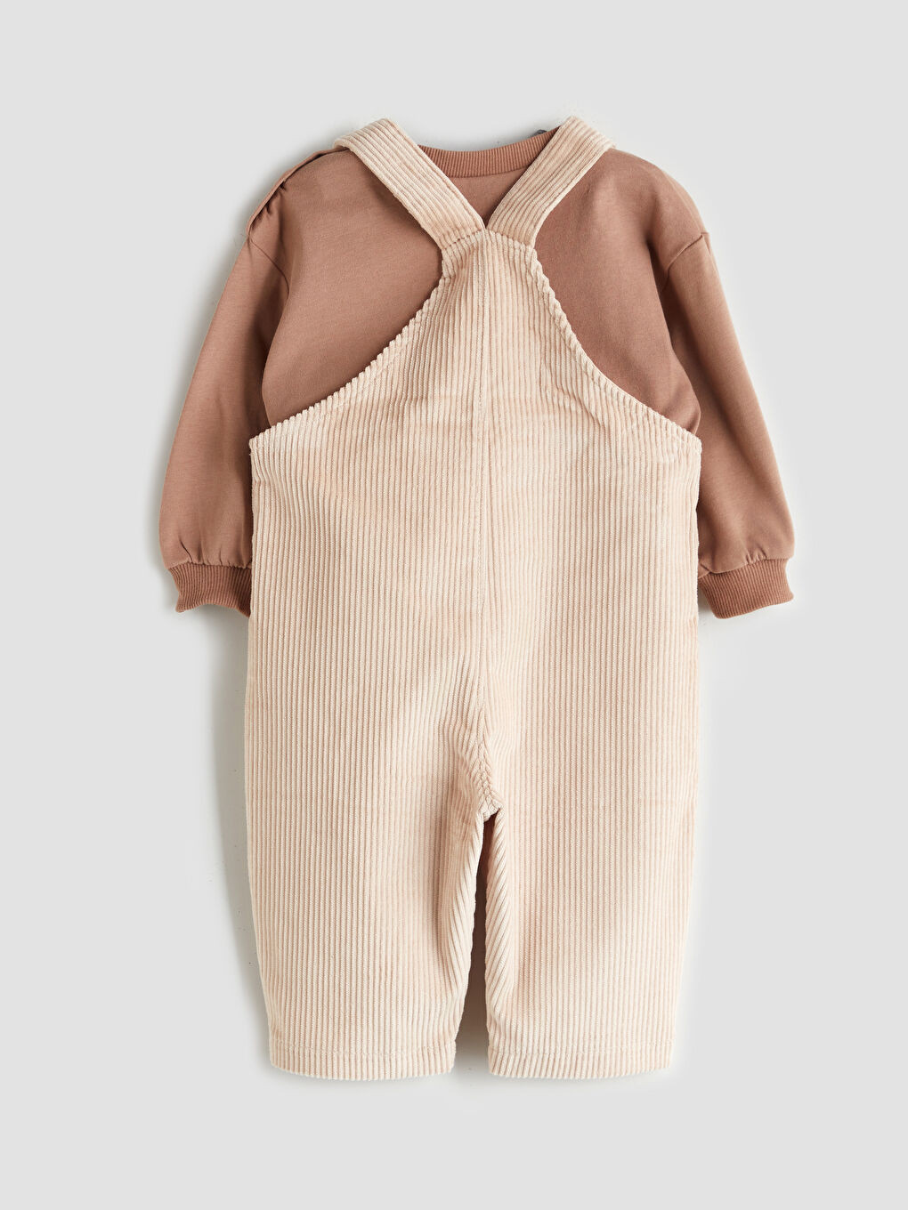 Crew Neck Baby Boys' T-Shirt and Dungarees 2 Pack-3
