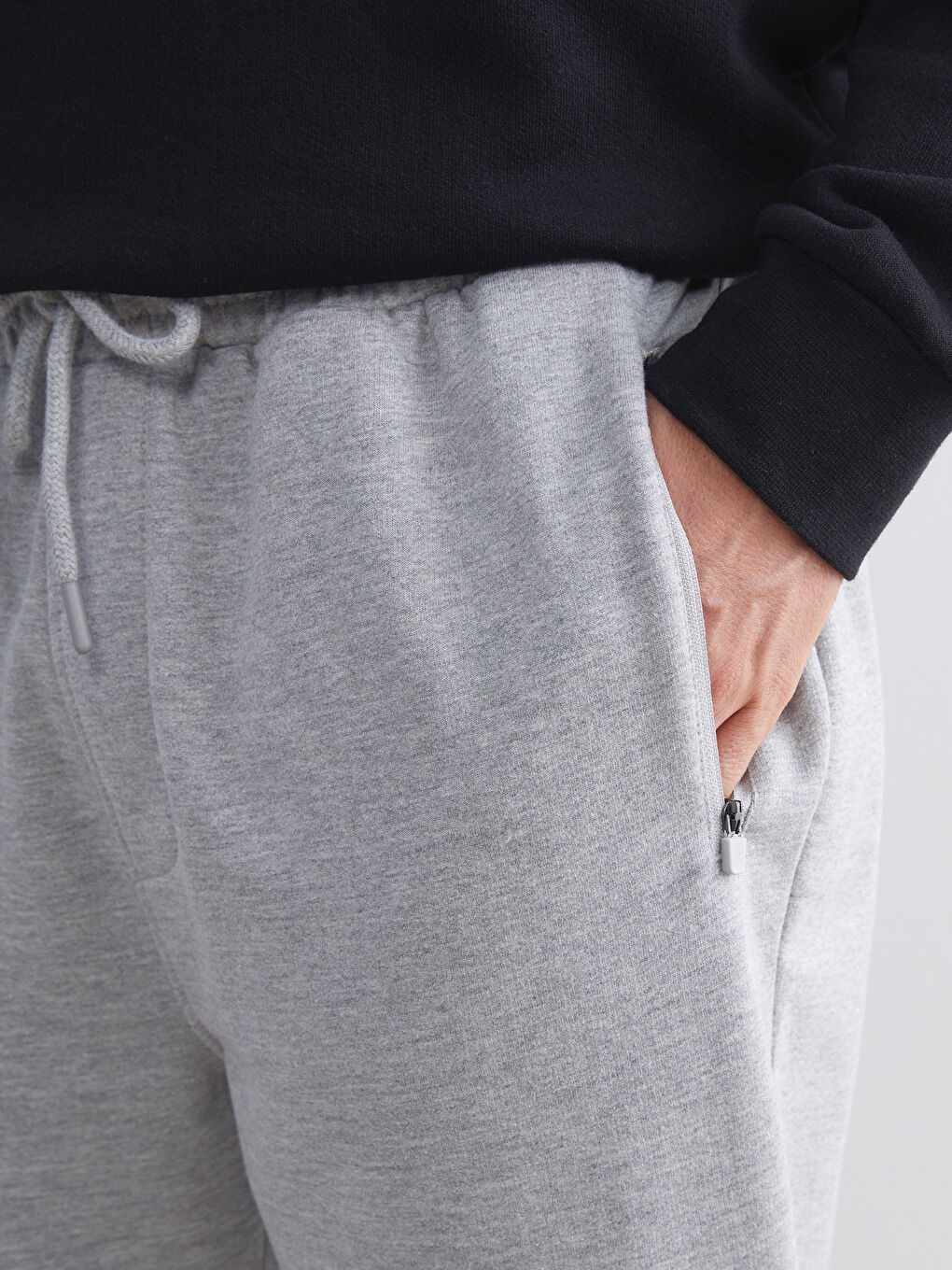 Gri Standart Kalıp Erkek Jogger Eşofman Altı-2