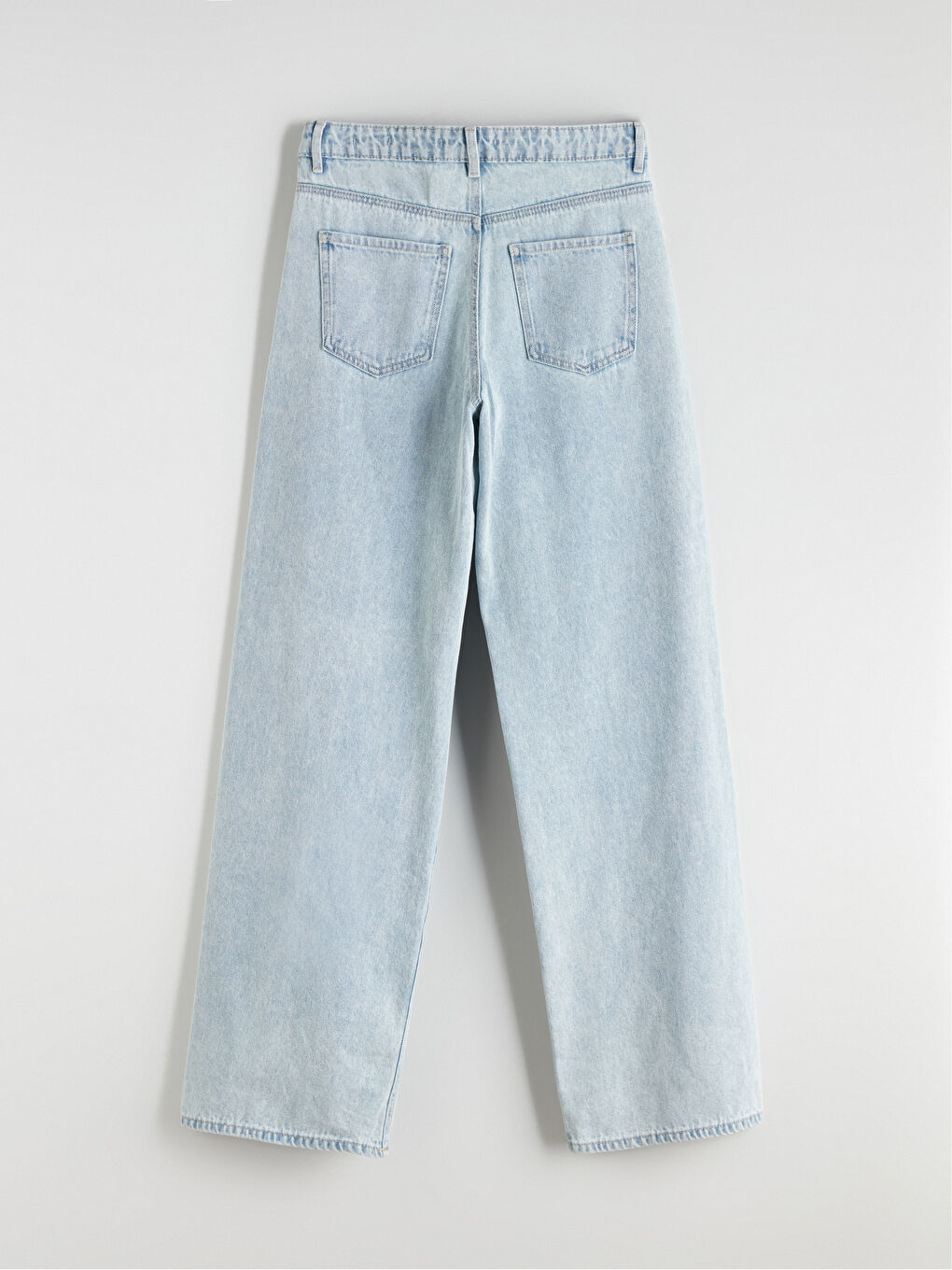 әйелдерге арналған кең пішім джинс шалбар-5