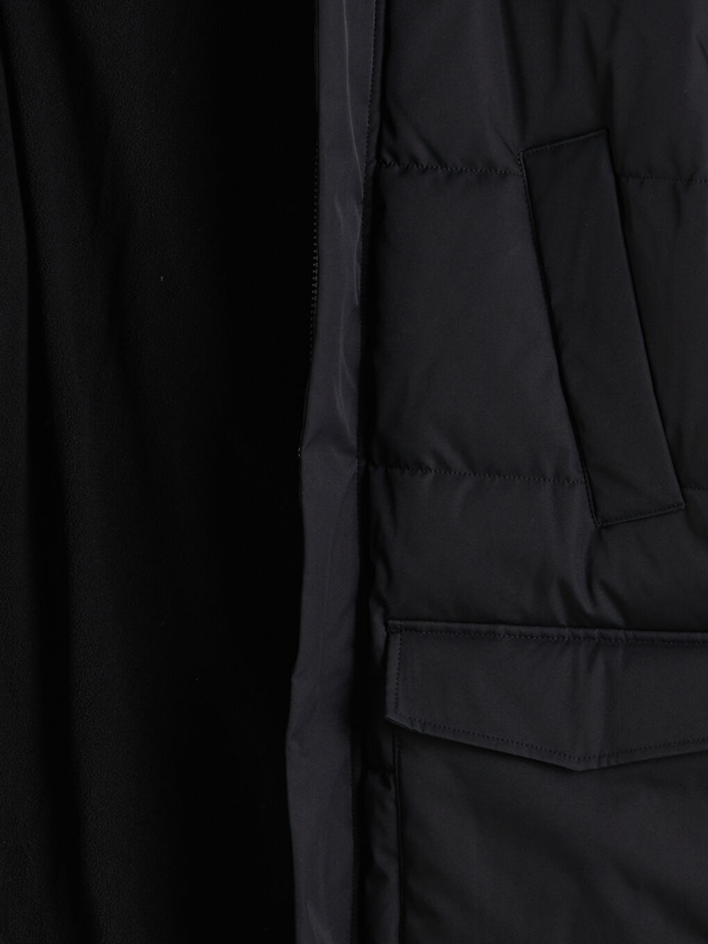 Κανονική Εφαρμογή Με Κουκούλα Ανδρικό Φουσκωτό Μπουφάν-6