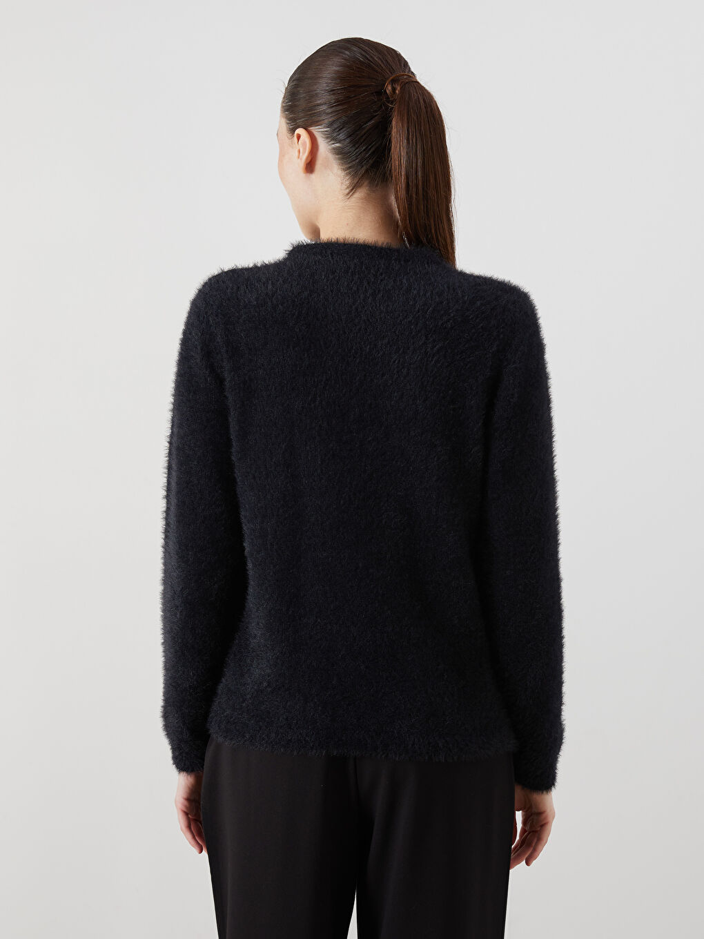 Crew Neck Women's Knitwear Cardigan-3