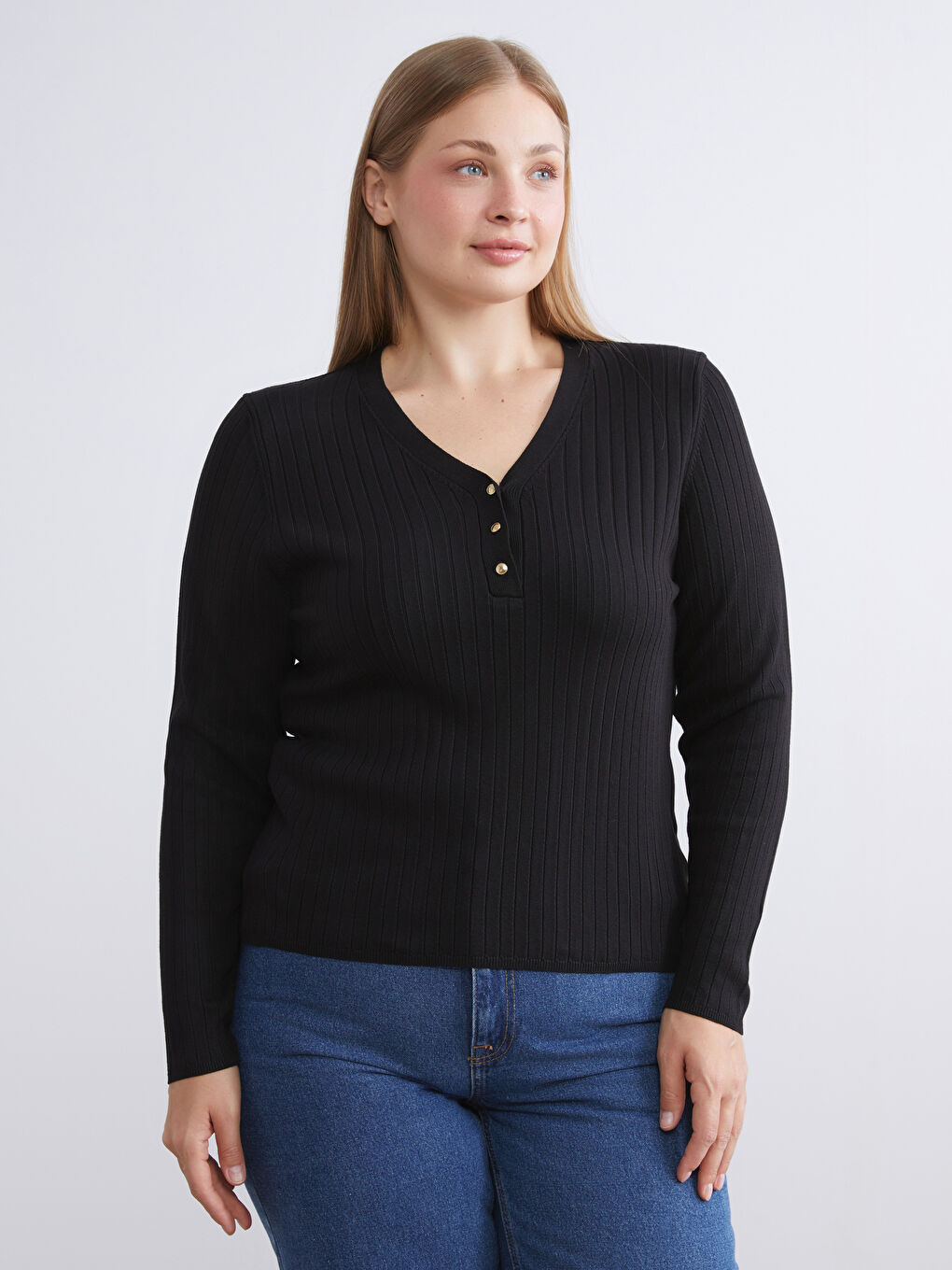 V Neck Women's Knitwear Cardigan-2