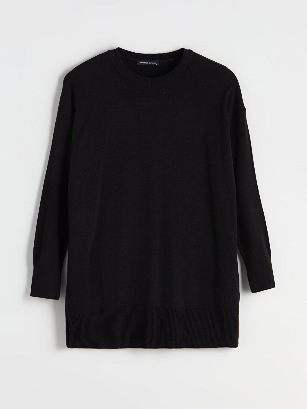 Crew Neck Women's Knitwear Tunic-7