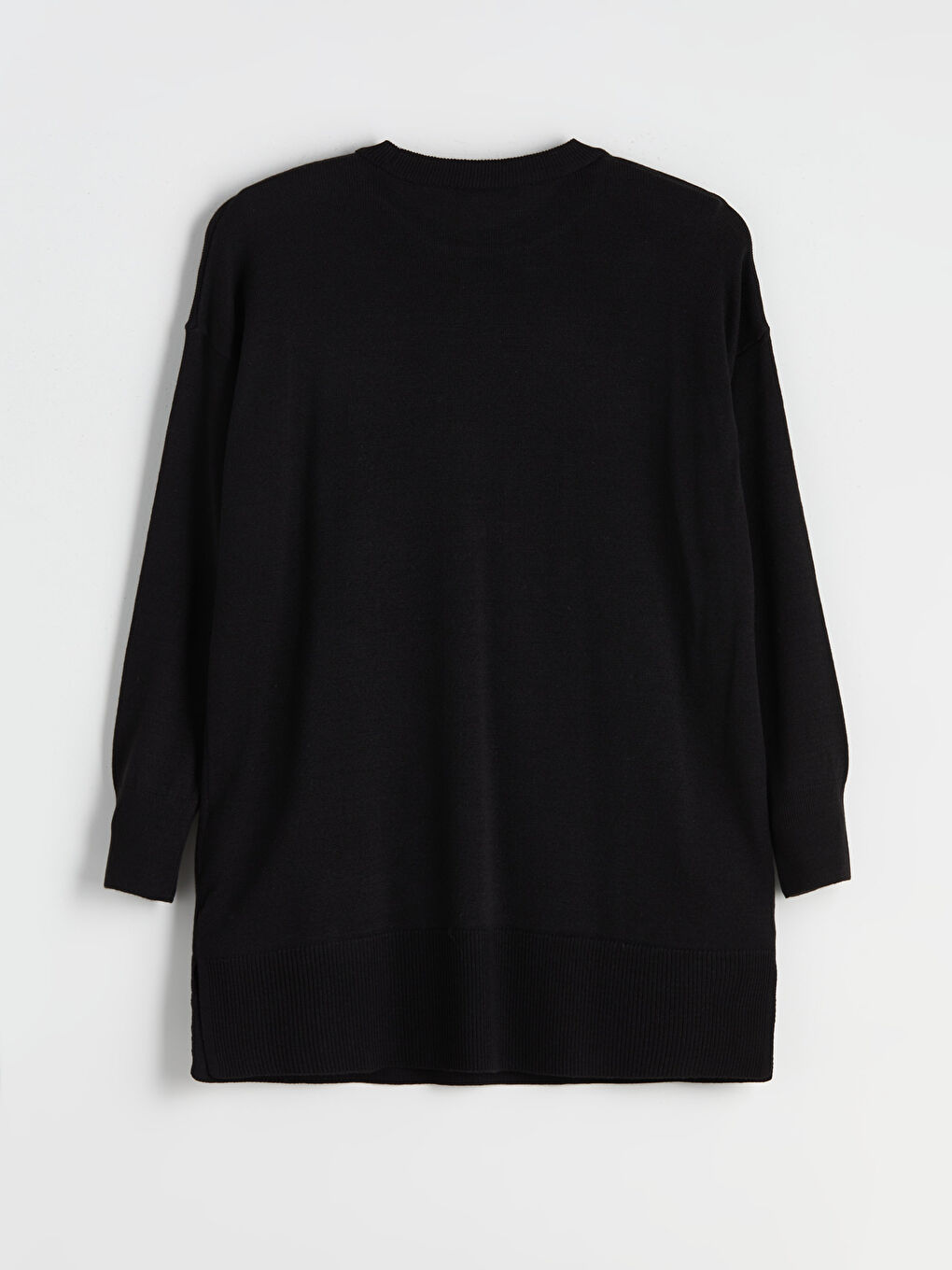 Crew Neck Women's Knitwear Tunic-8