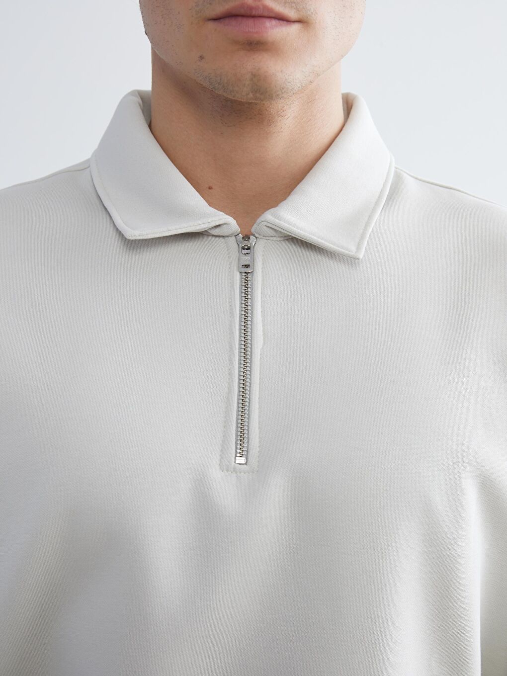 كنزة رياضية بياقة بولو للرجال-2