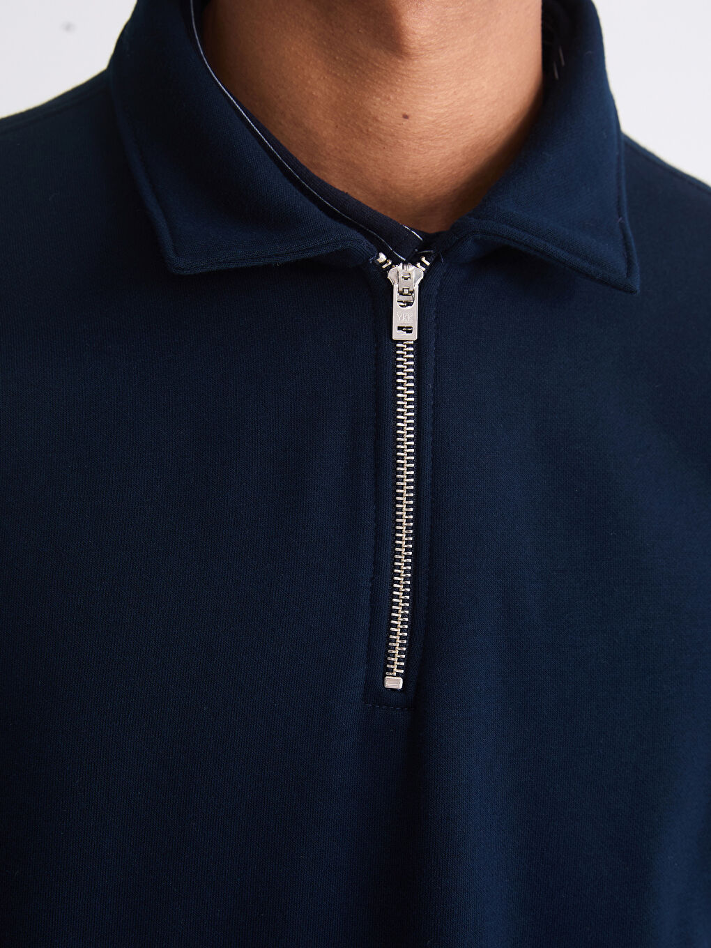 Polo Neck Men's Sweatshirt-5