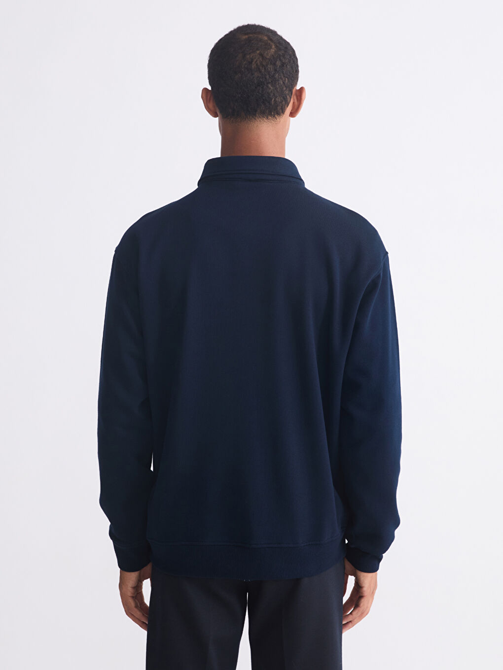 Polo Neck Men's Sweatshirt-7