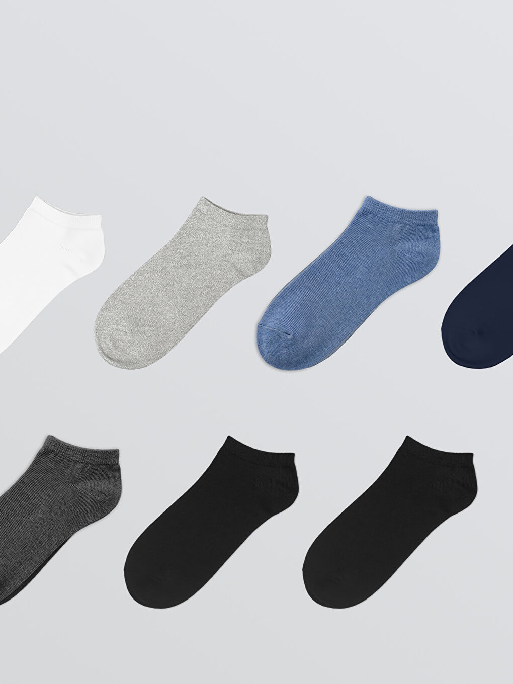 Karışık Erkek Patik Çorap 7'li -1