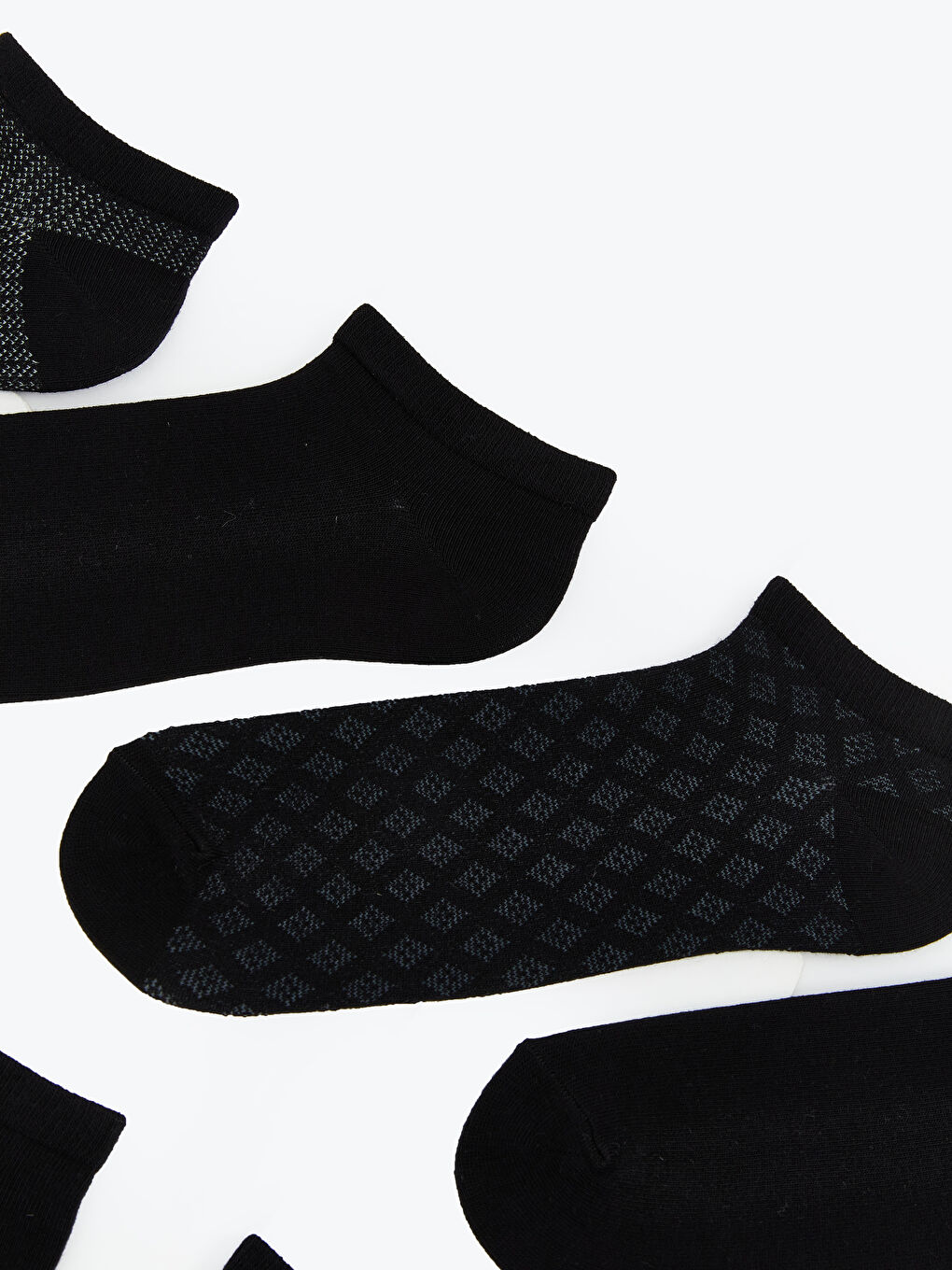Karışık Desenli Erkek Patik Çorap 7'li-1