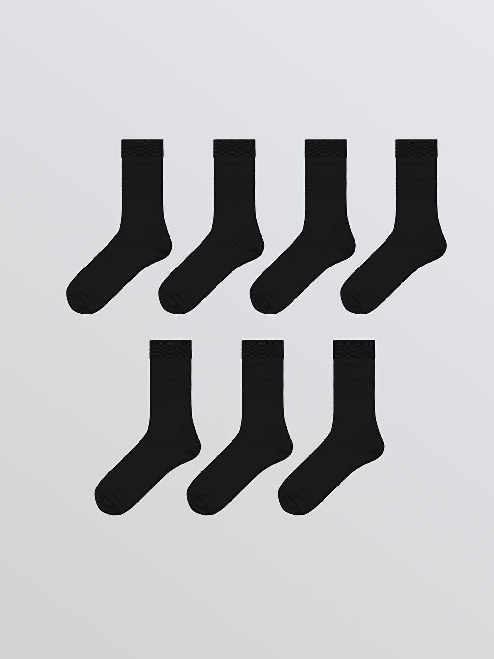 Siyah Erkek Soket Çorap 7'li