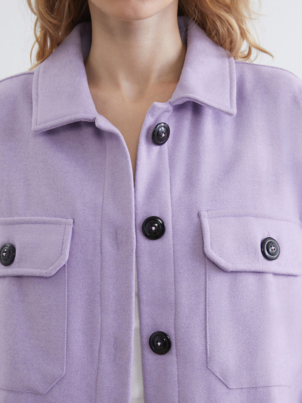 Oversize Women's Shirt Jacket-4