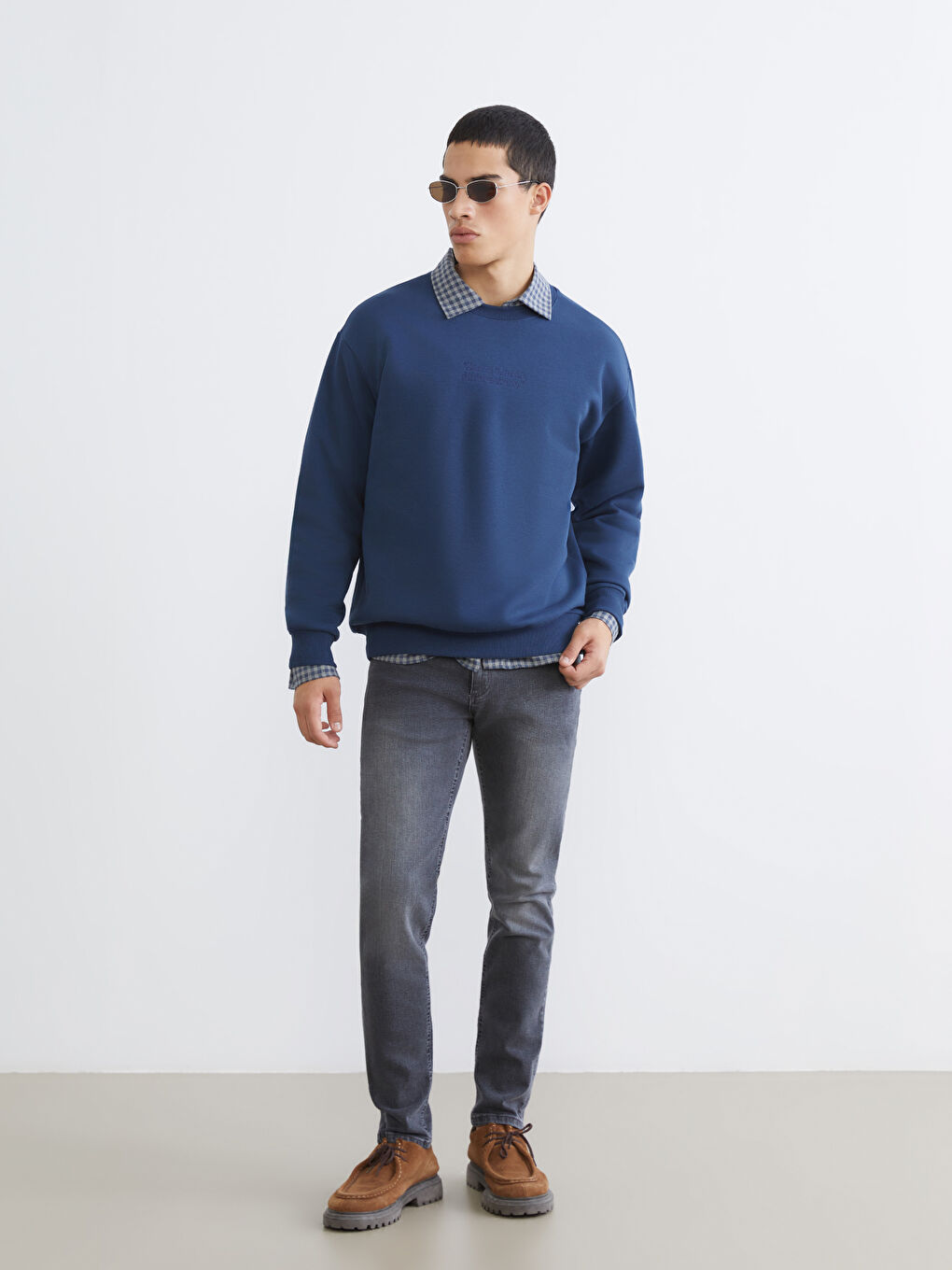 سويتشيرت رجال بكول مدور-1