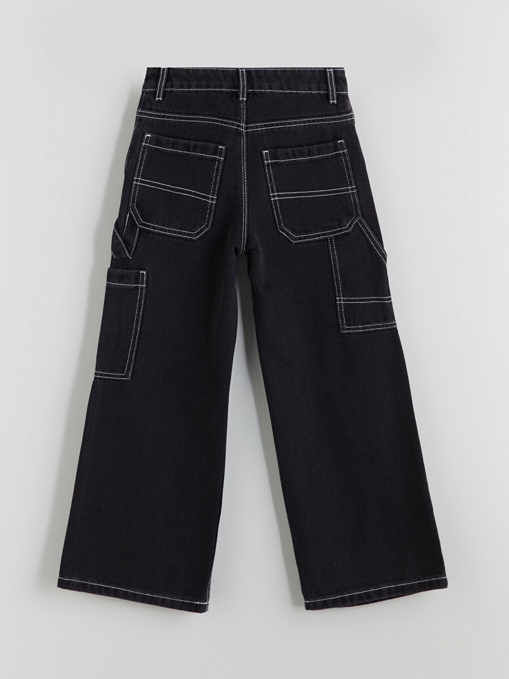 Wideleg Girls' Cargo Pants-2