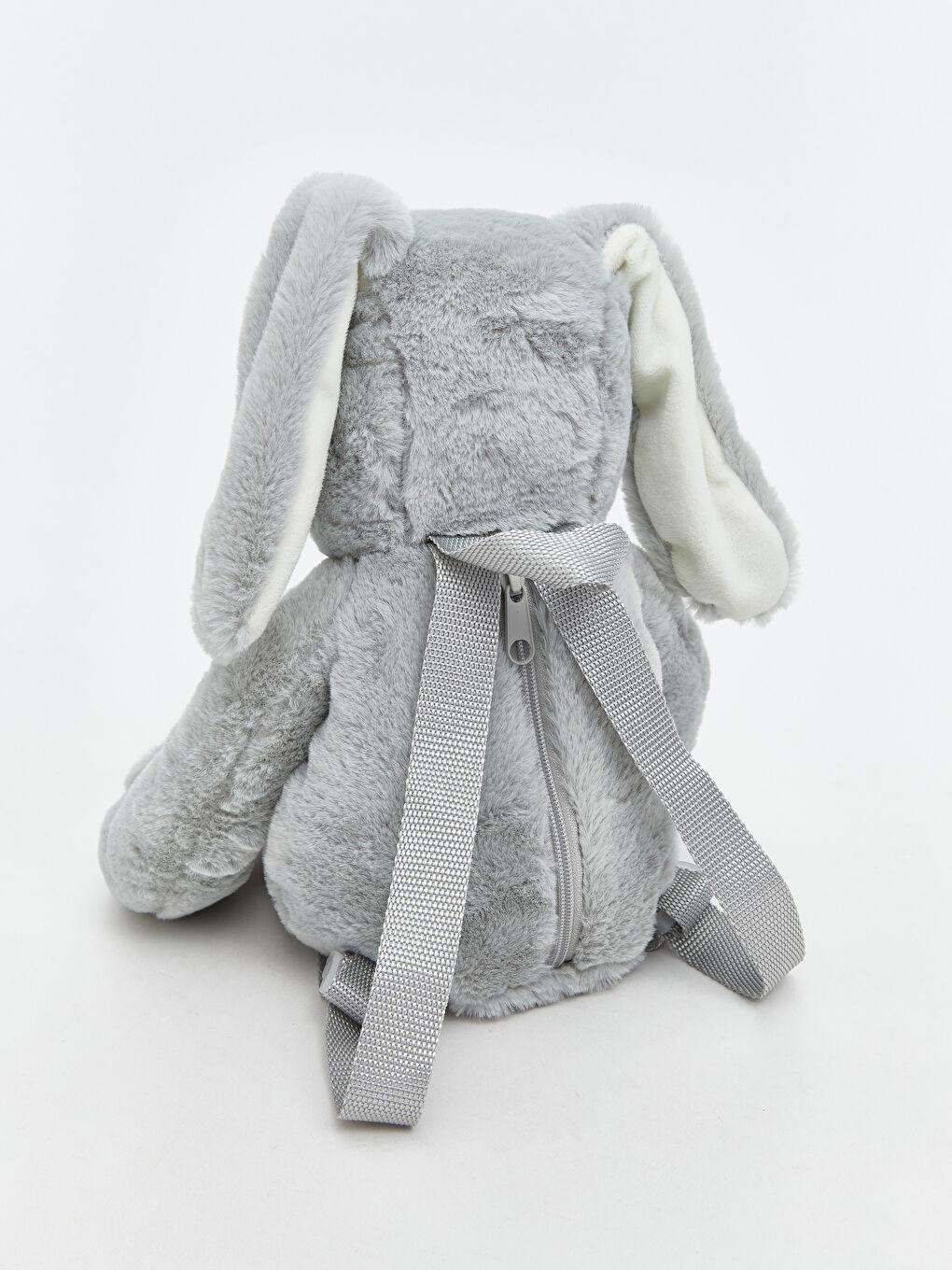 Gri Hareketli Kulaklı Kız Çocuk Sırt Çantası-6