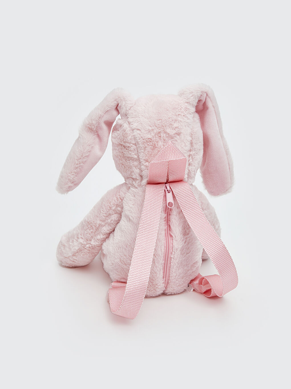 Ekru Hareketli Kulaklı Kız Çocuk Sırt Çantası-1