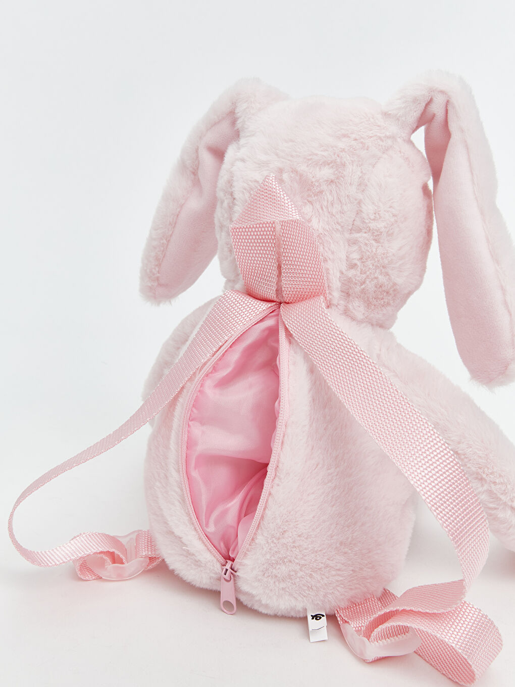 Ekru Hareketli Kulaklı Kız Çocuk Sırt Çantası-4