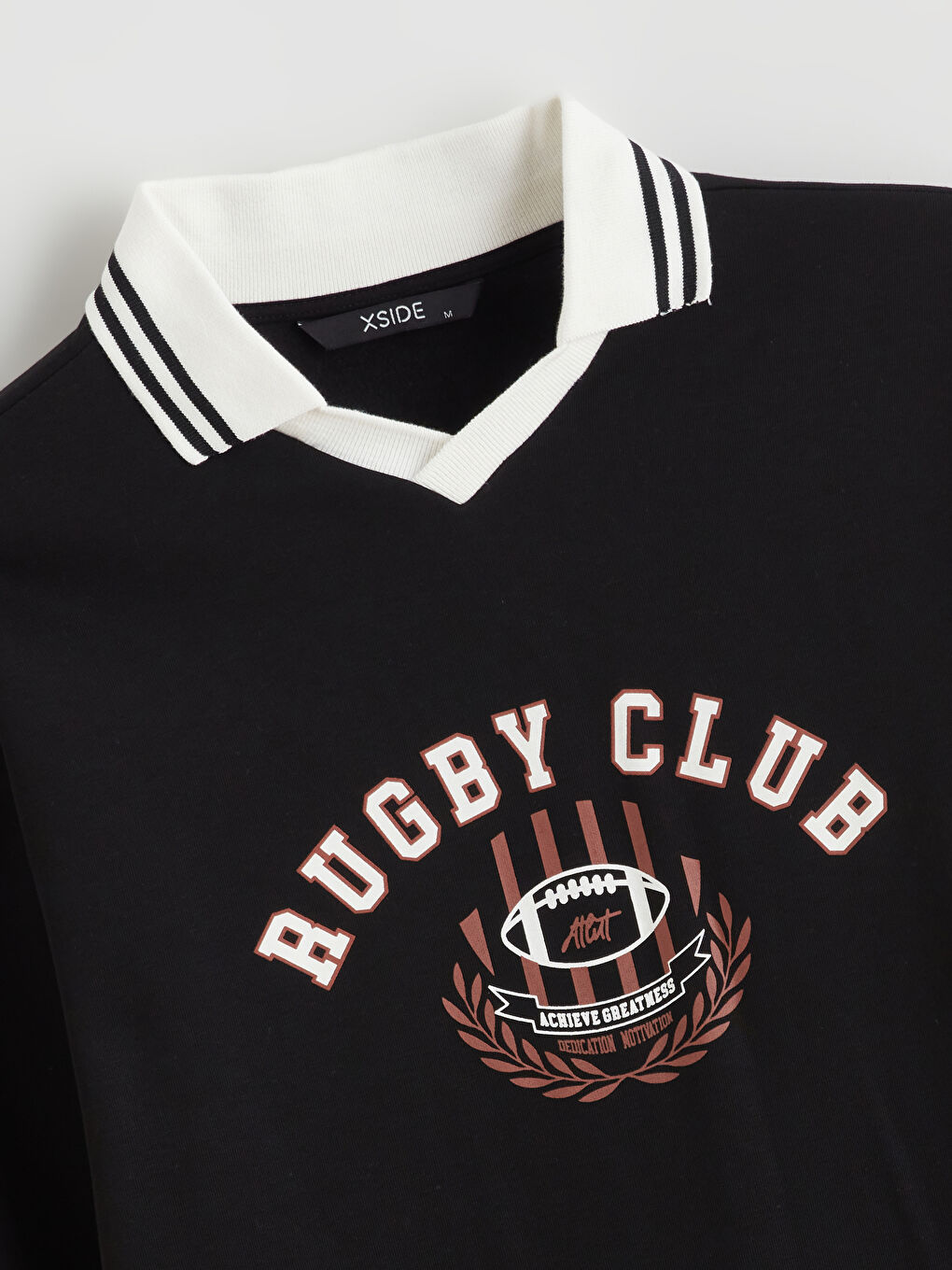 سویتشێرت چاپکراوی یه‌خه‌ی پۆڵۆ بۆ پیاوان-5