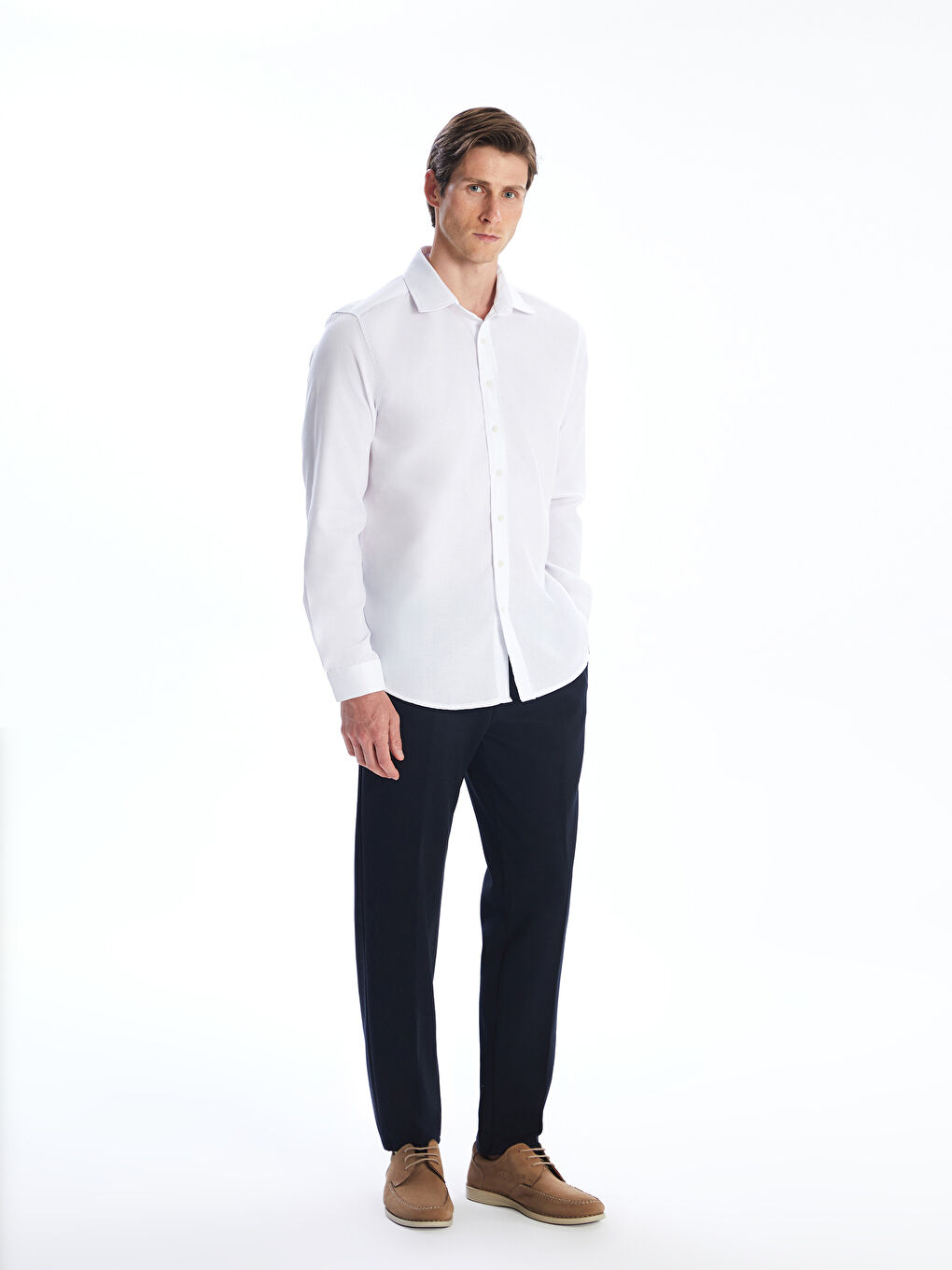 Muškarac BIJELA Košulja-1