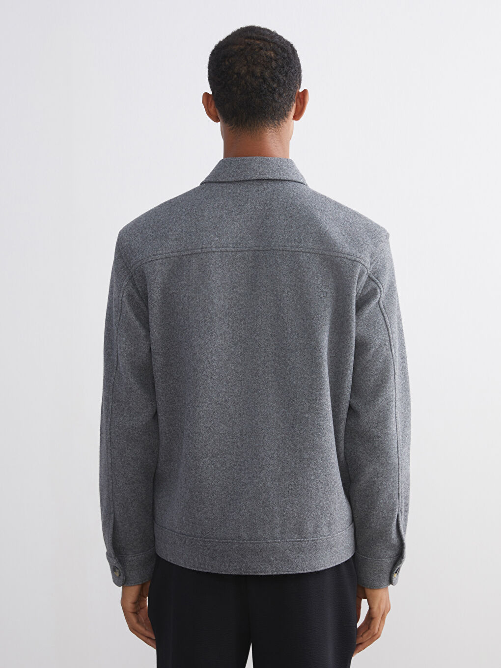 قميص خارجي رمادى راجل-4