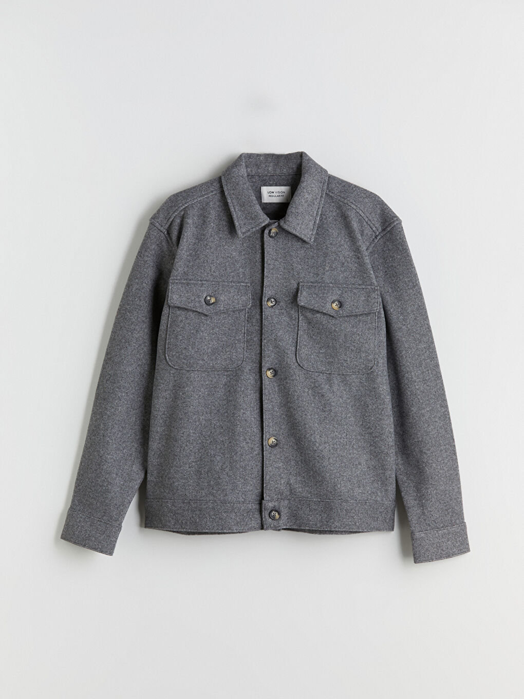 قميص خارجي رمادى راجل-5