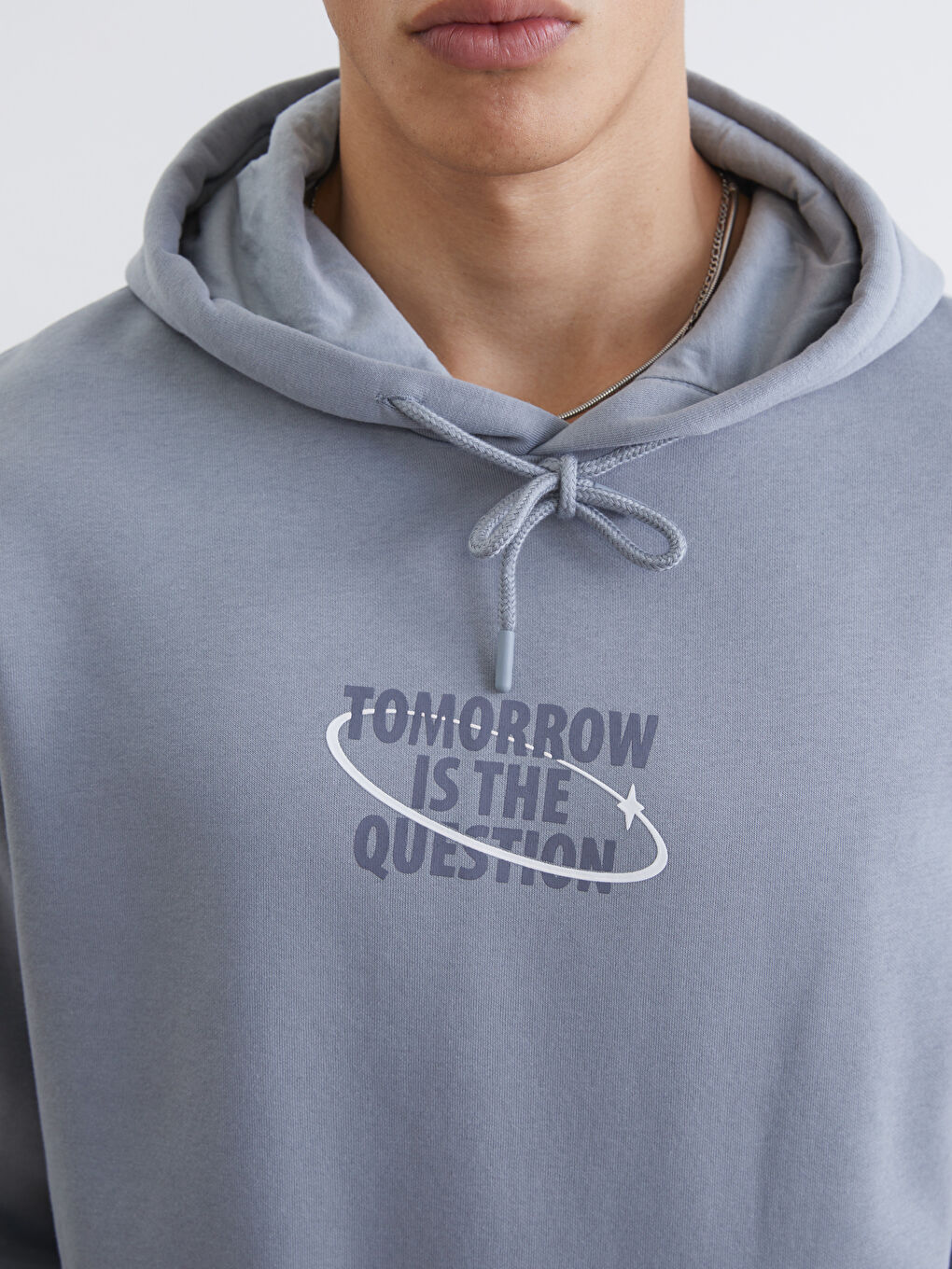 Man GREY Hoodie-2