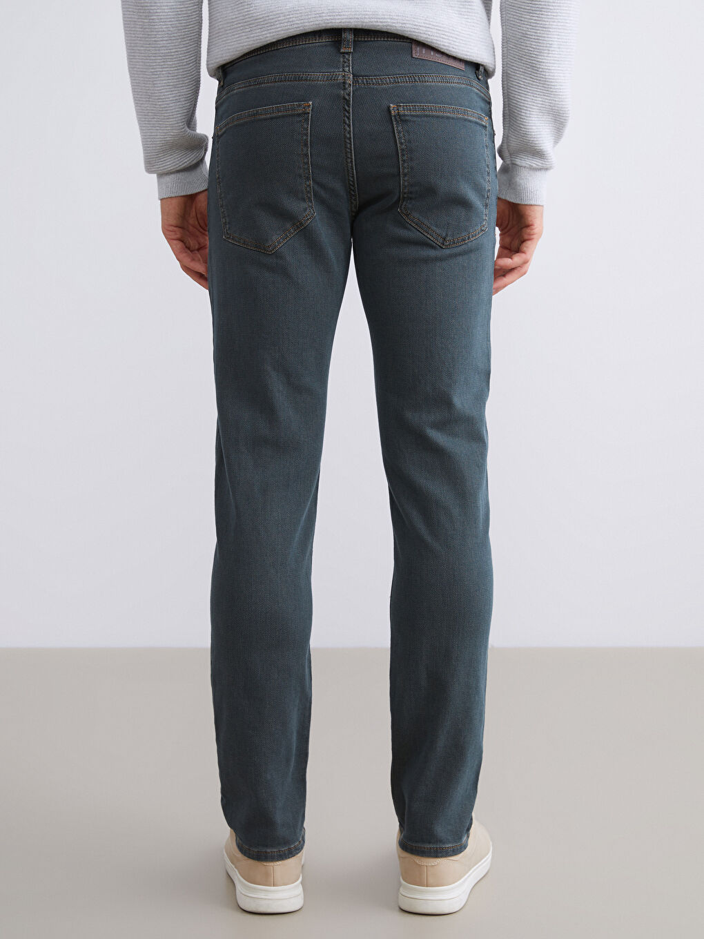 Yeşil 750 Slim Fit Erkek Jean Pantolon-3