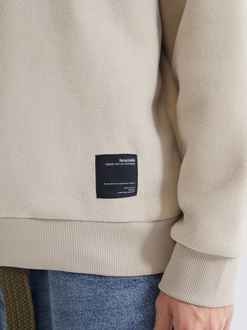 Man BEIGE Sweatshirt-2