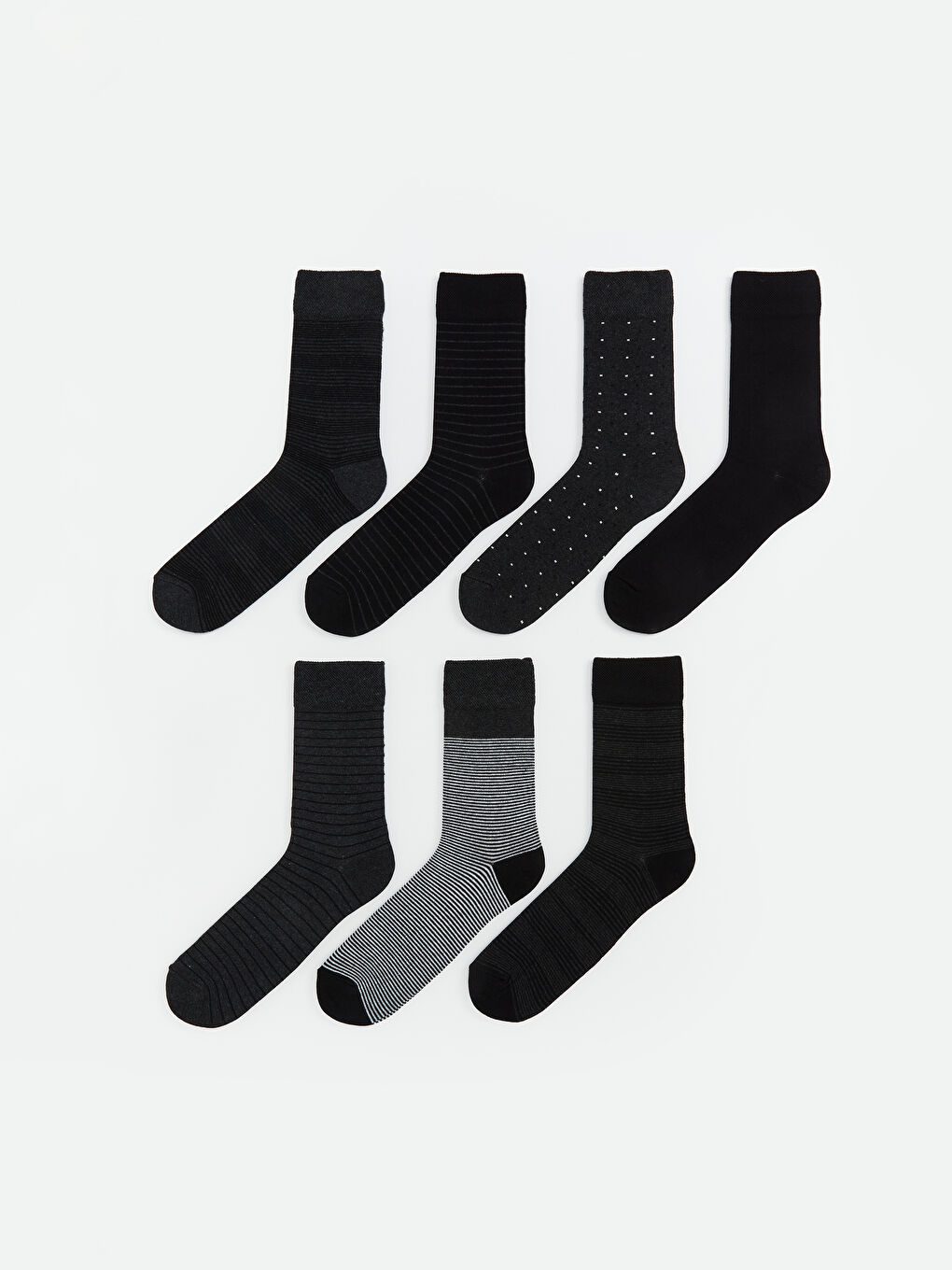 Karışık Desenli Erkek Soket Çorap 7'li