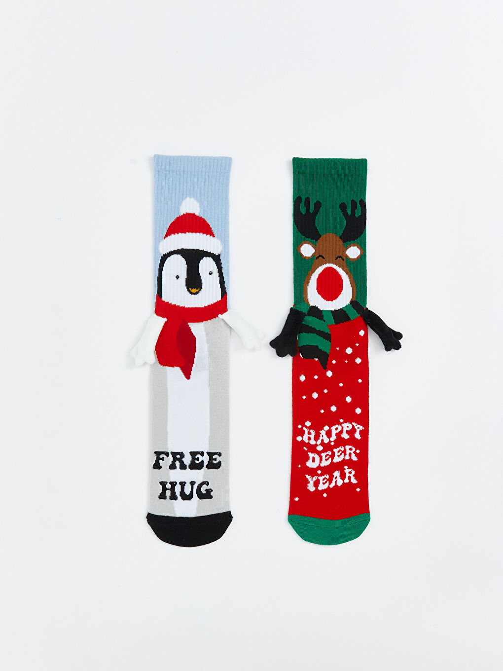 New Year's Themed Men's Socks, Pack of 2-2