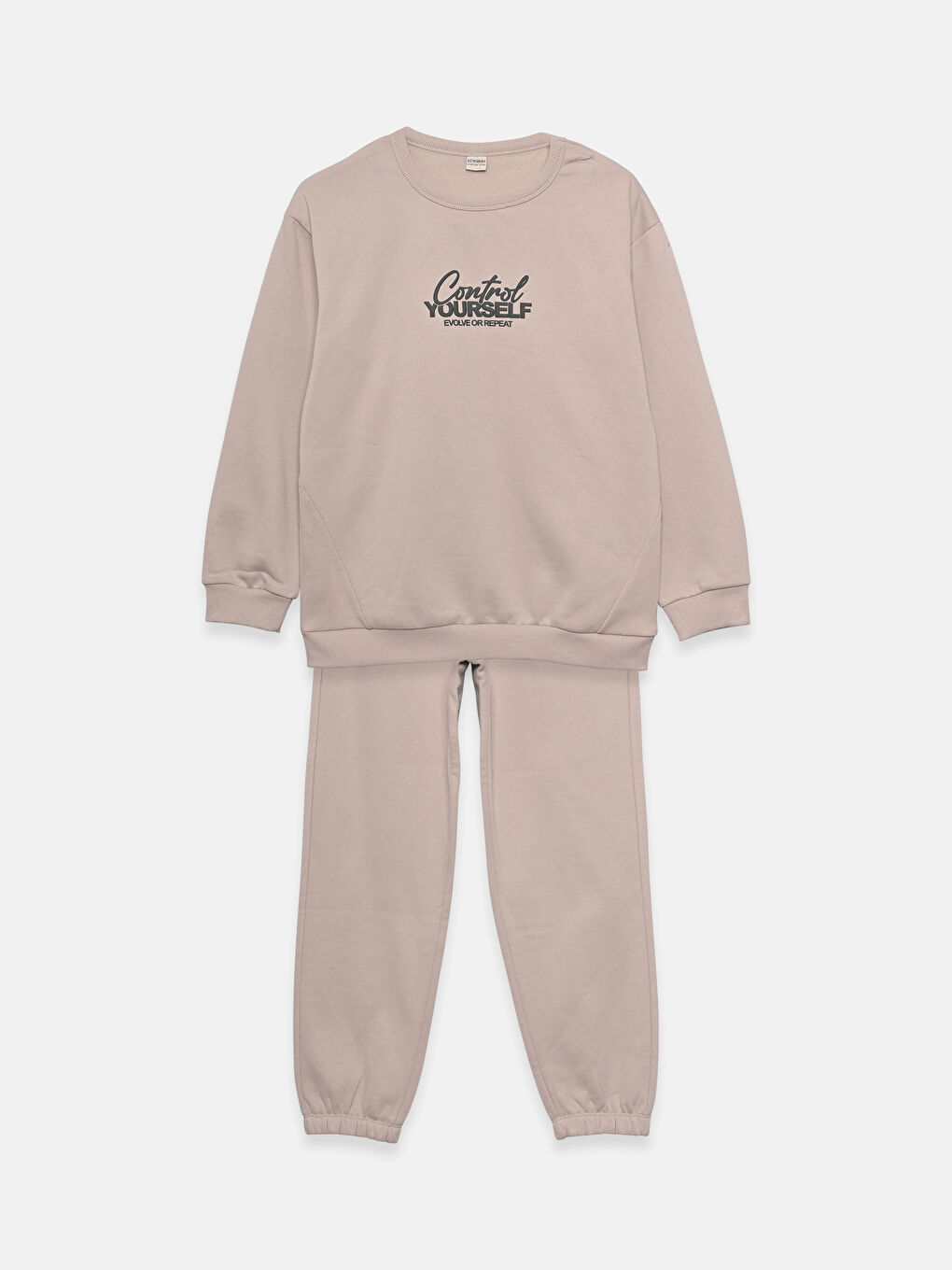 Bisiklet Yaka Baskılı Erkek Çocuk Eşofman Takım