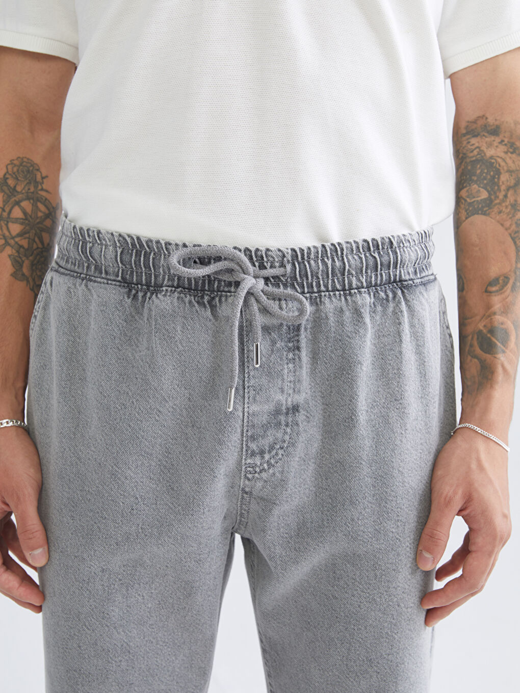 Gri 700 Straight Fit Erkek Jean Pantolon-2