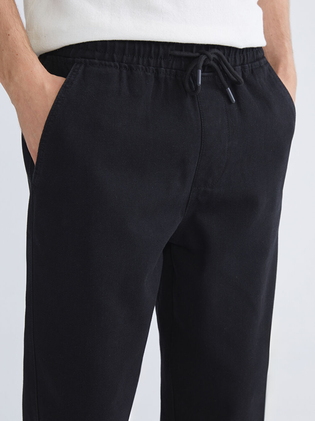 Siyah 710 Loose Fit Erkek Jean Pantolon-2