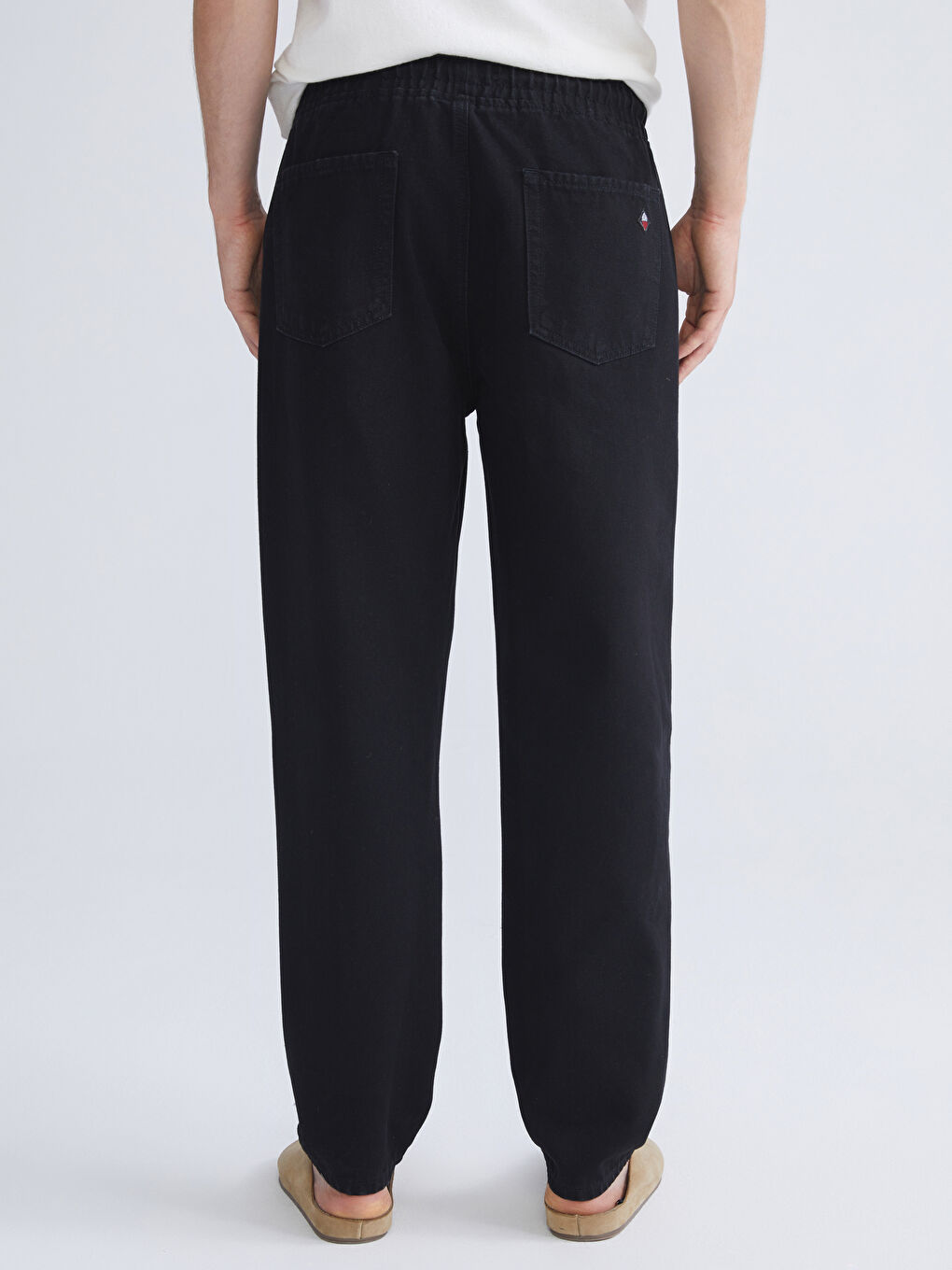 Siyah 710 Loose Fit Erkek Jean Pantolon-3