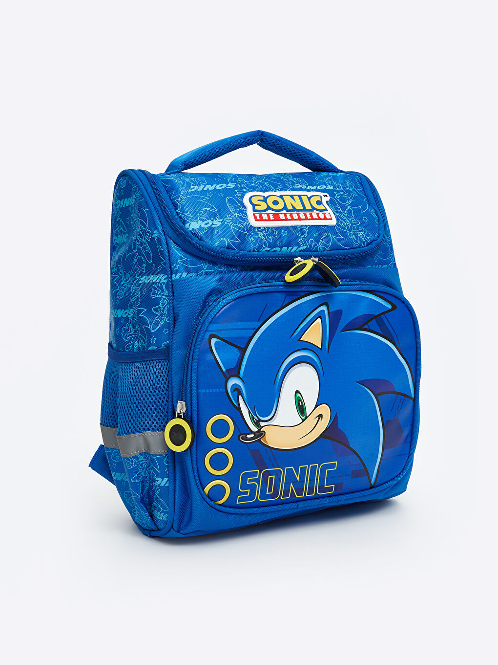 Mavi Sonic Baskılı Erkek Çocuk Sırt Çantası