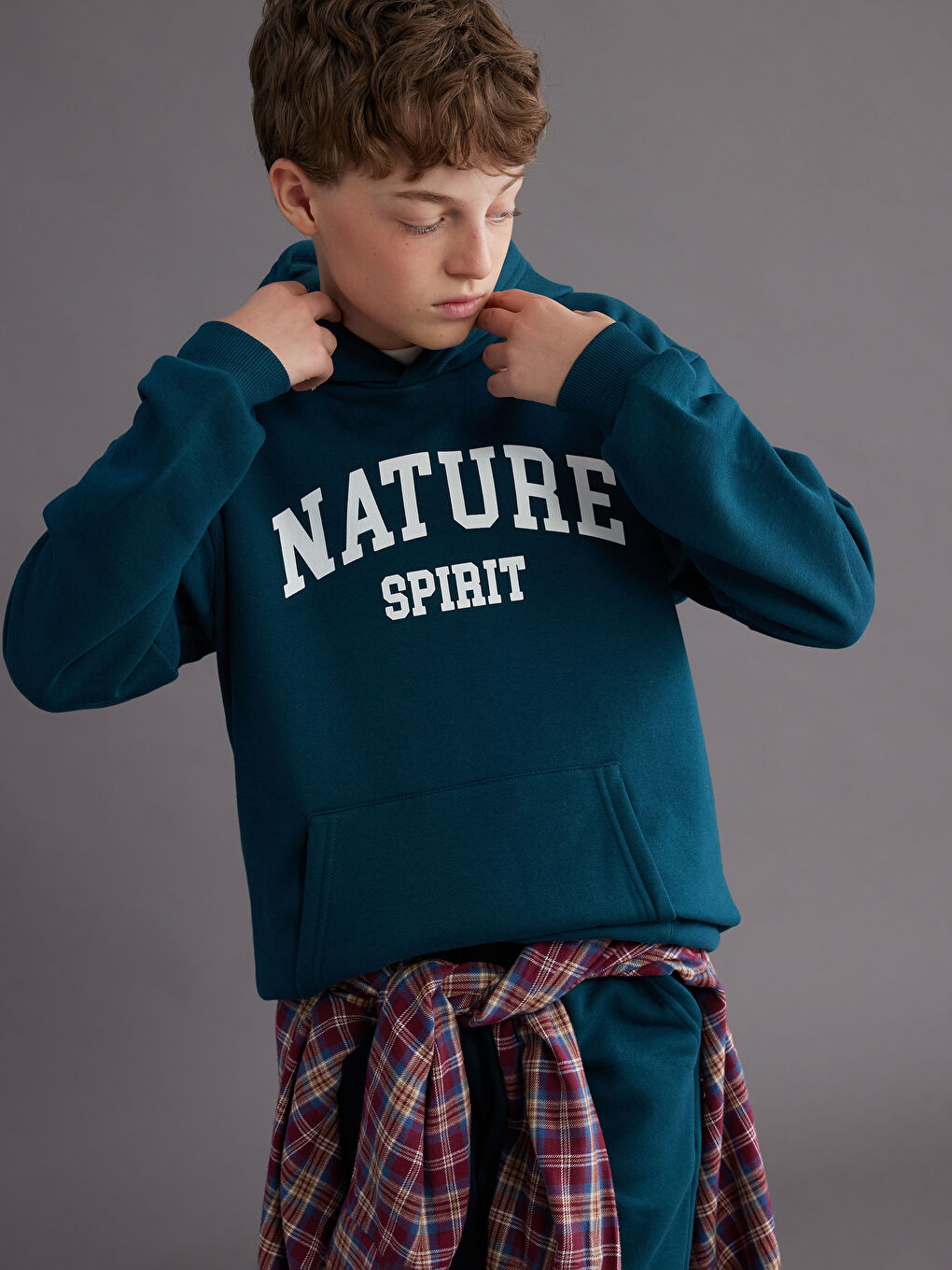 Hooded Boys' Tracksuit Set-2